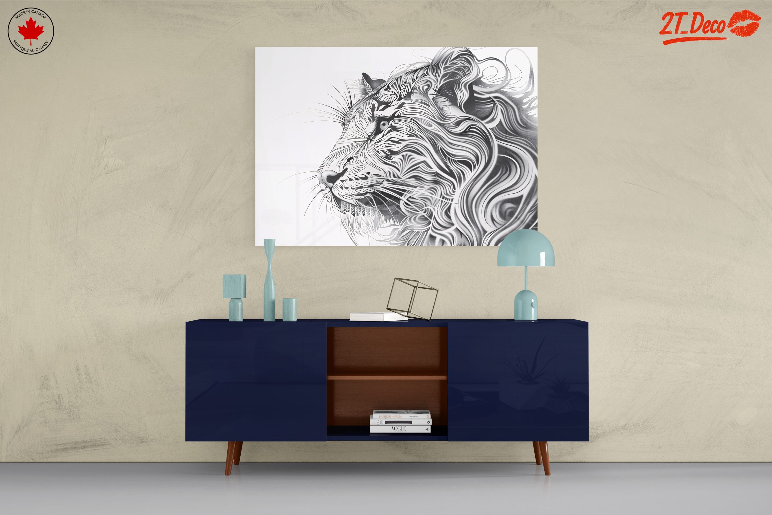 Stylized Lion Character Artwork - Image 8