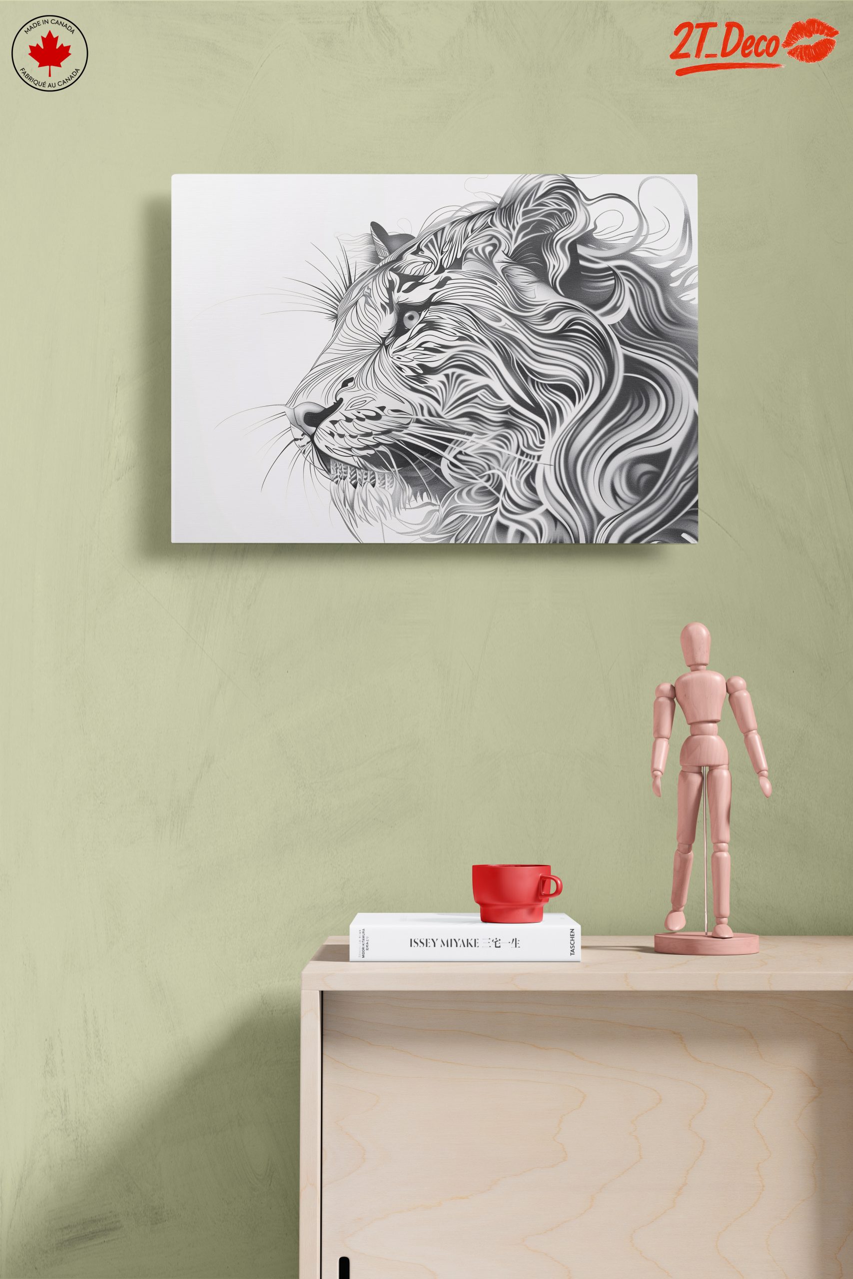 Stylized Lion Character Artwork - Image 14