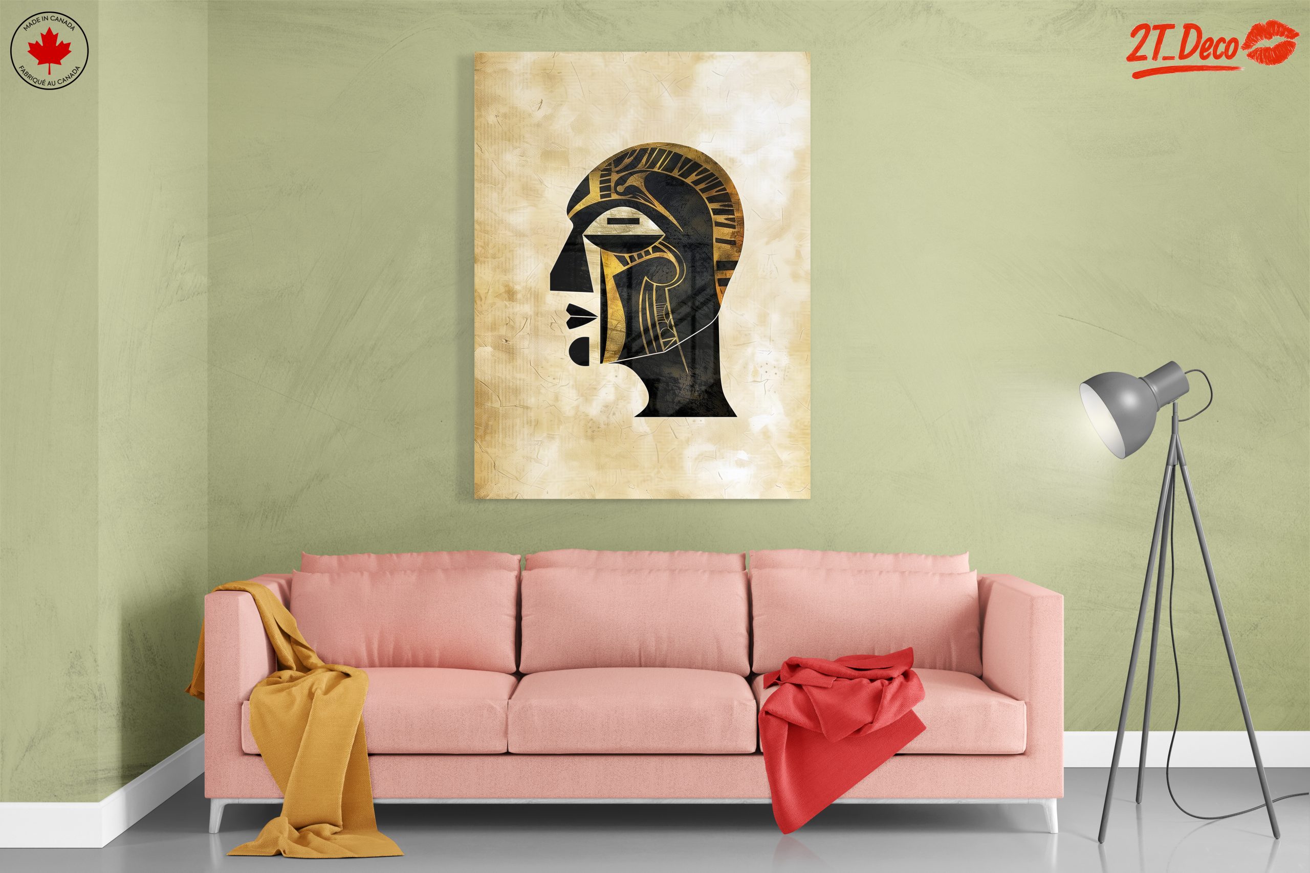 Stylized Egyptian Inspired Artwork for Modern Spaces - Image 7