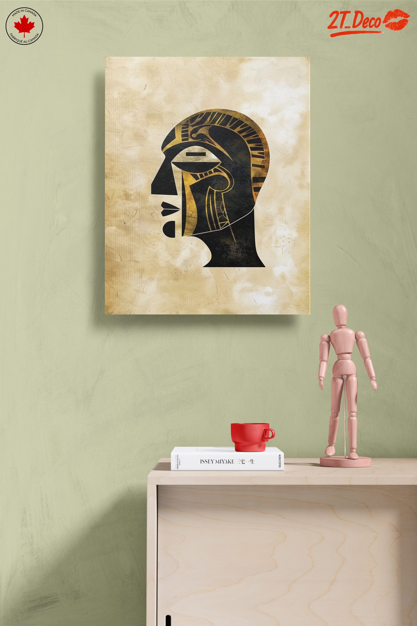 Stylized Egyptian Inspired Artwork for Modern Spaces - Image 14
