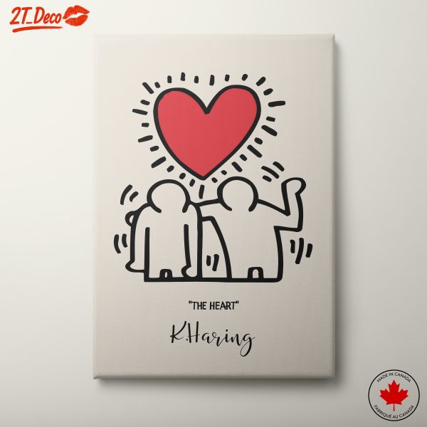 Contemporary Iconic Art Featuring Heart Motif