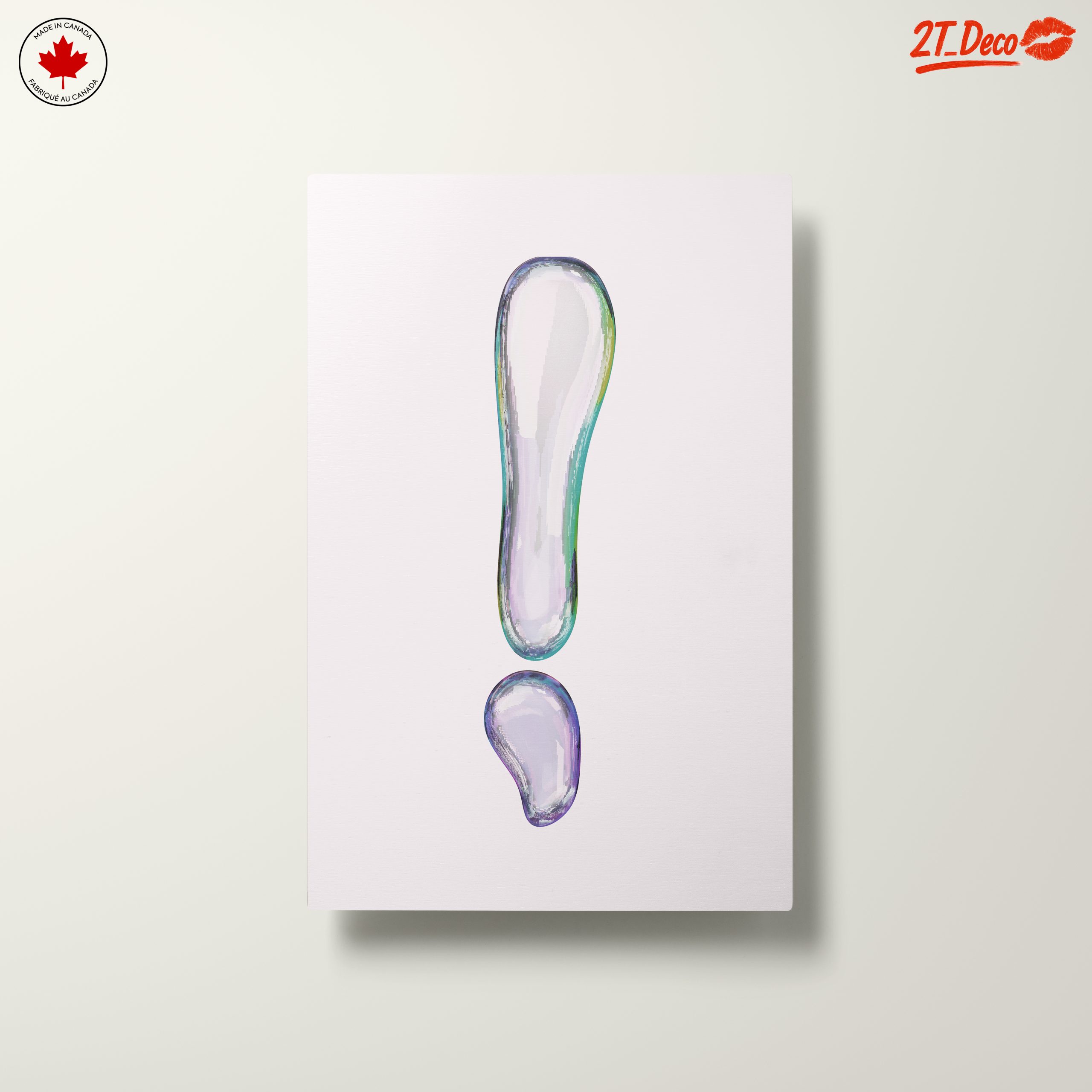 Colorful Abstract Exclamation Mark Art - Image 10