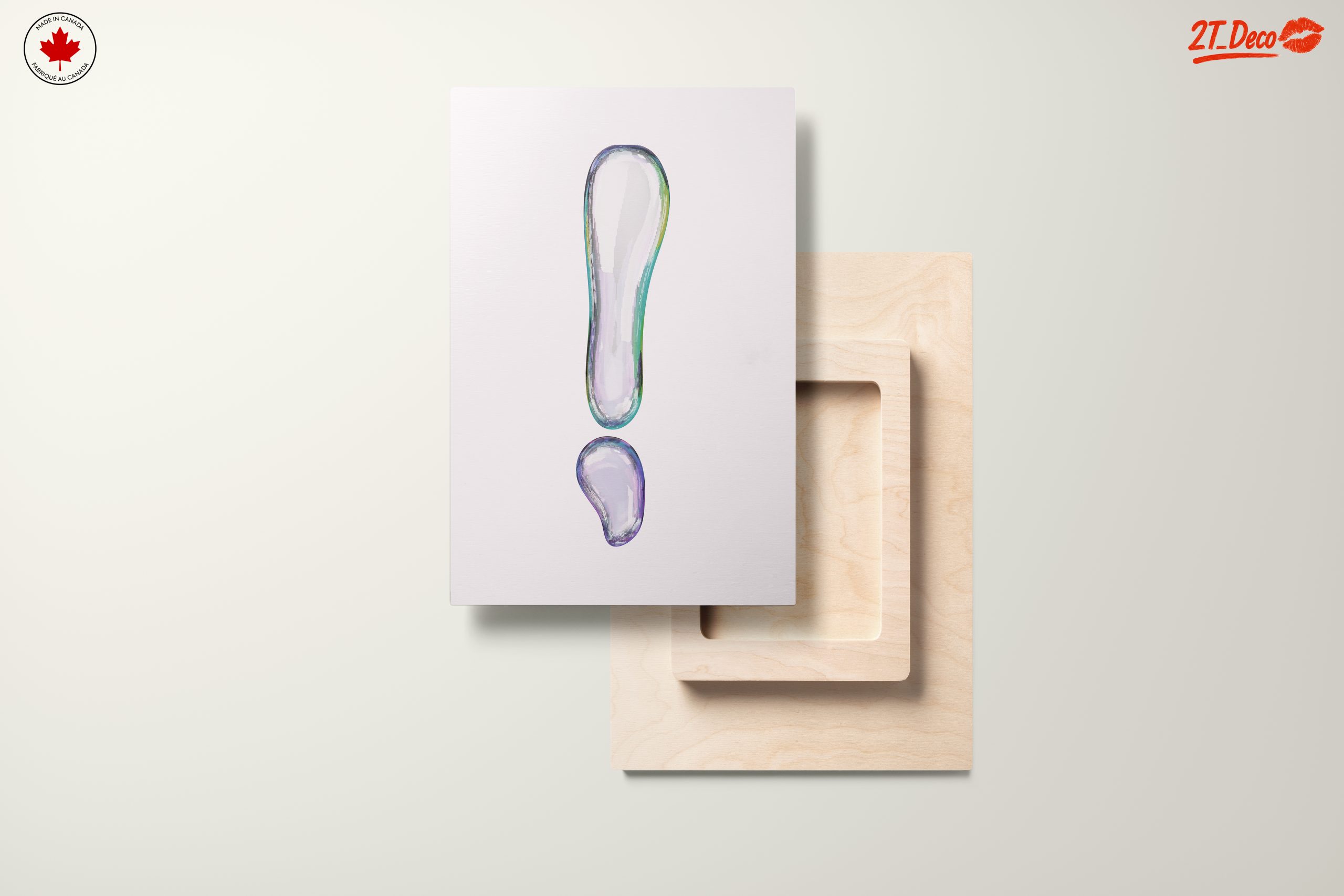 Colorful Abstract Exclamation Mark Art - Image 11