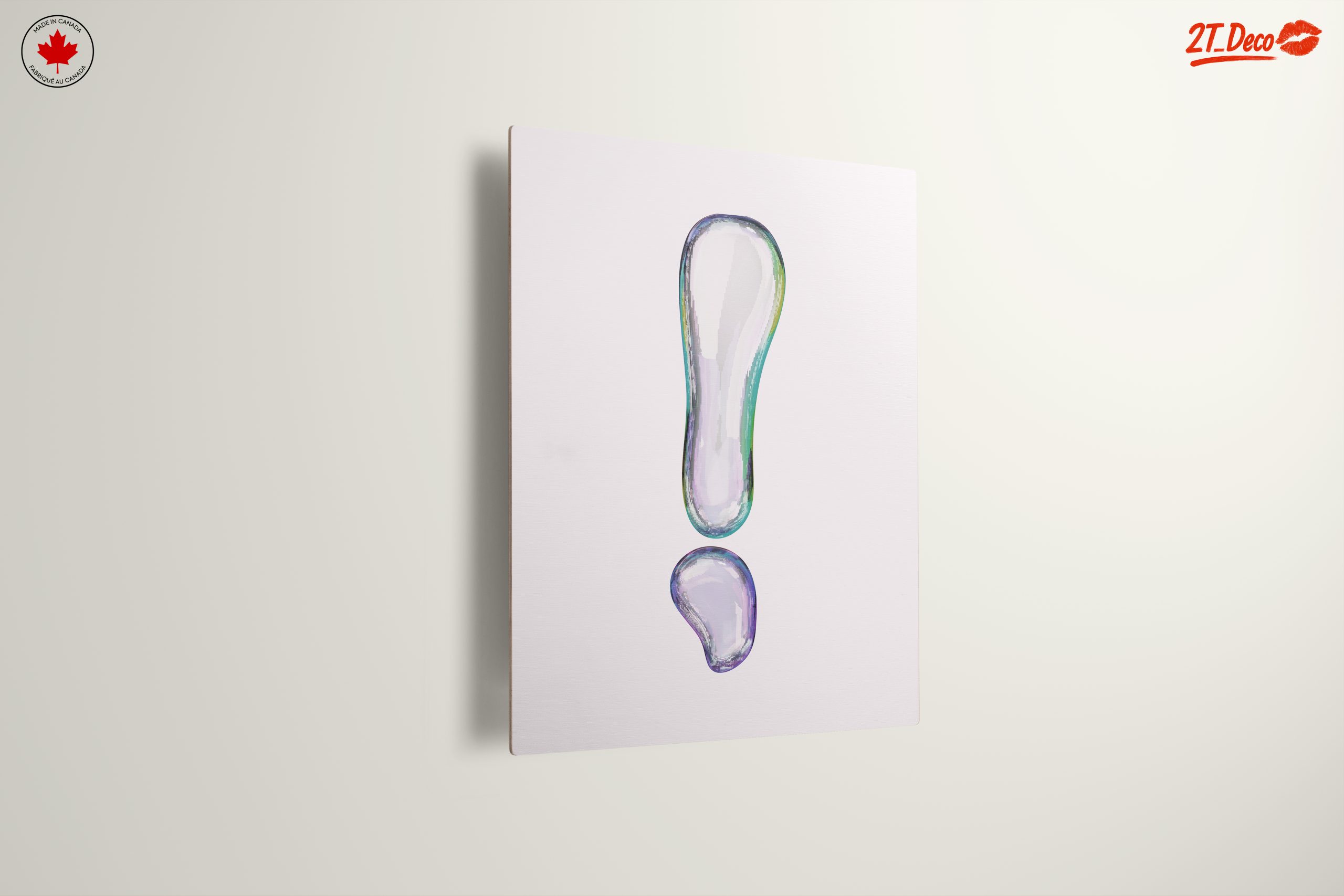 Colorful Abstract Exclamation Mark Art - Image 13