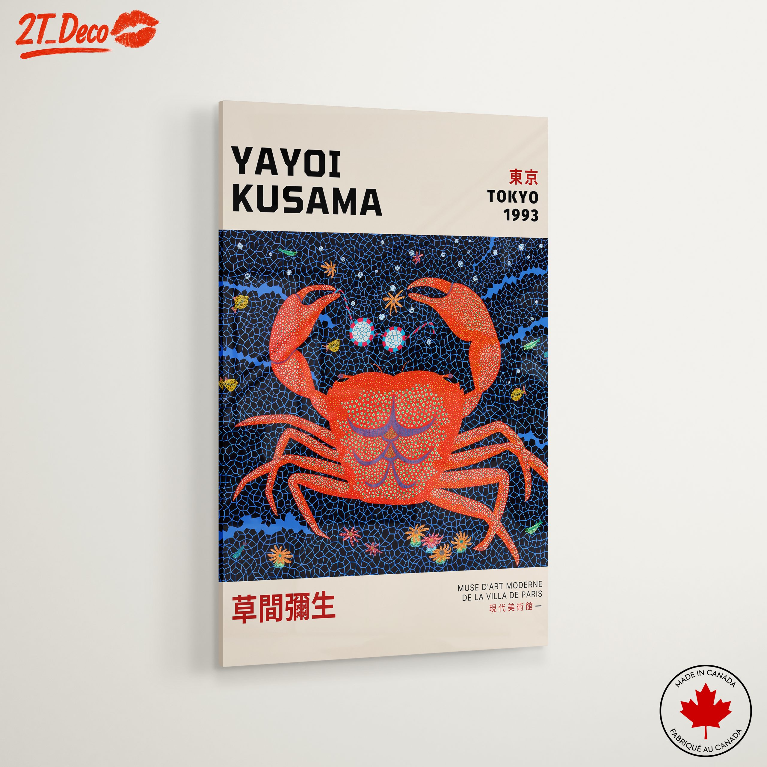 Yayoi Kusama Inspired Crab Art - Image 6