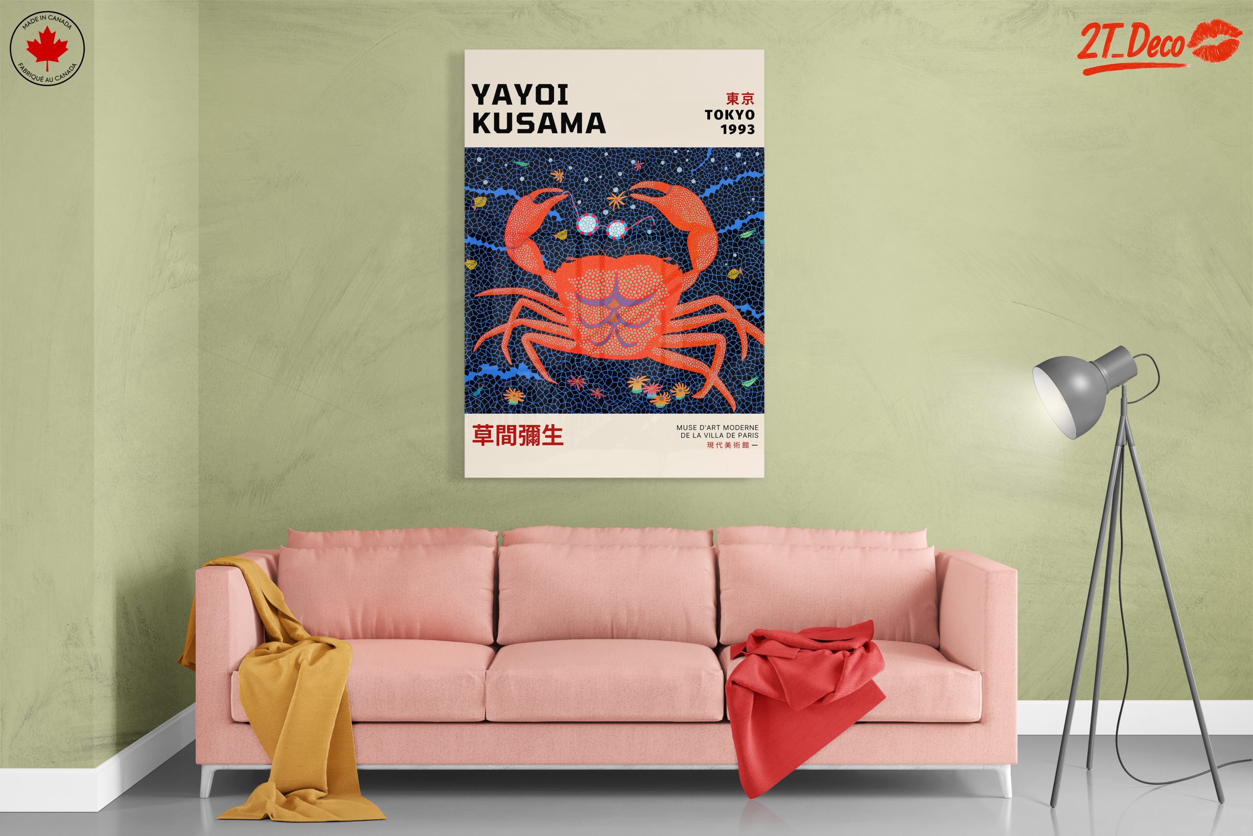 Yayoi Kusama Inspired Crab Art - Image 7