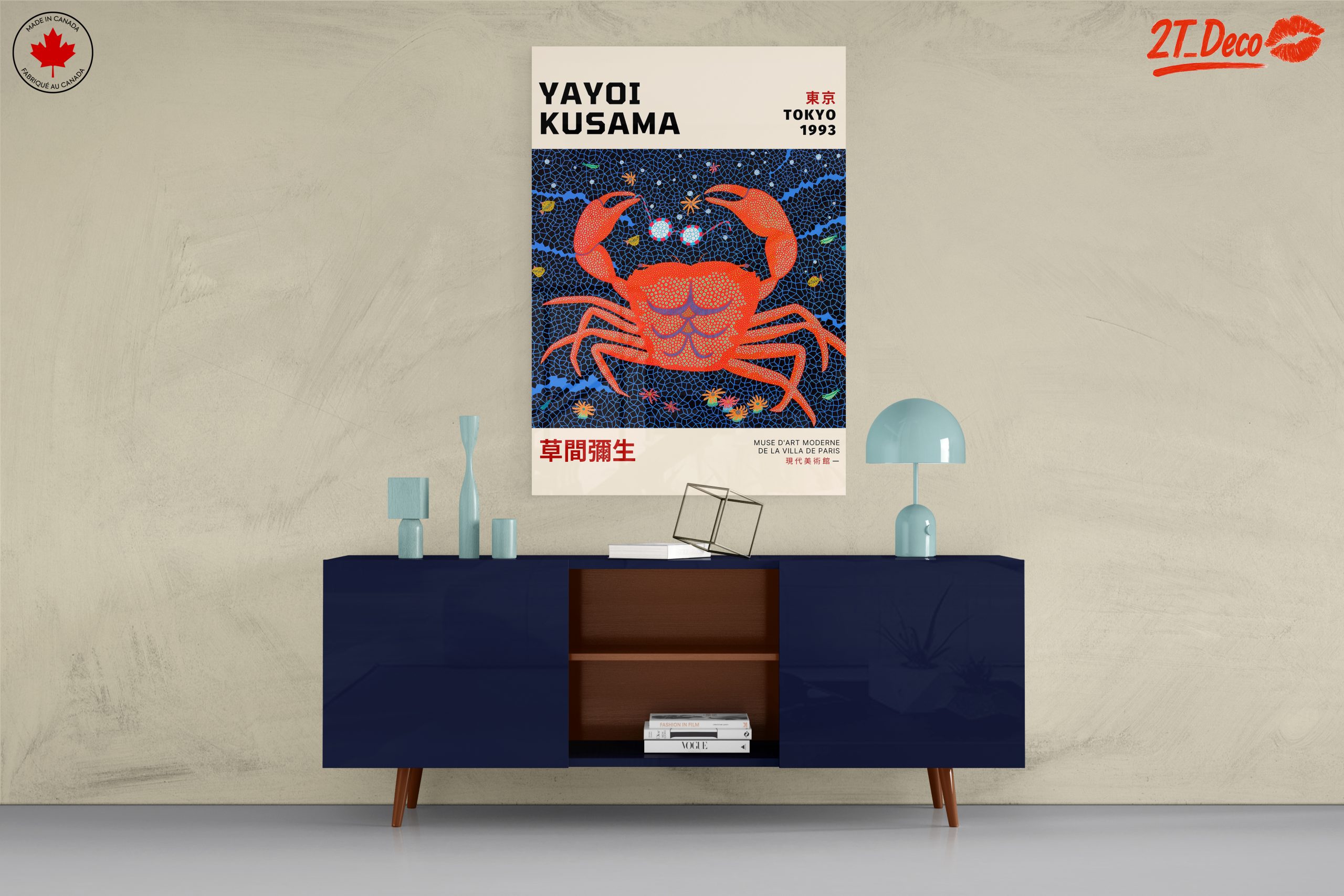 Yayoi Kusama Inspired Crab Art - Image 8