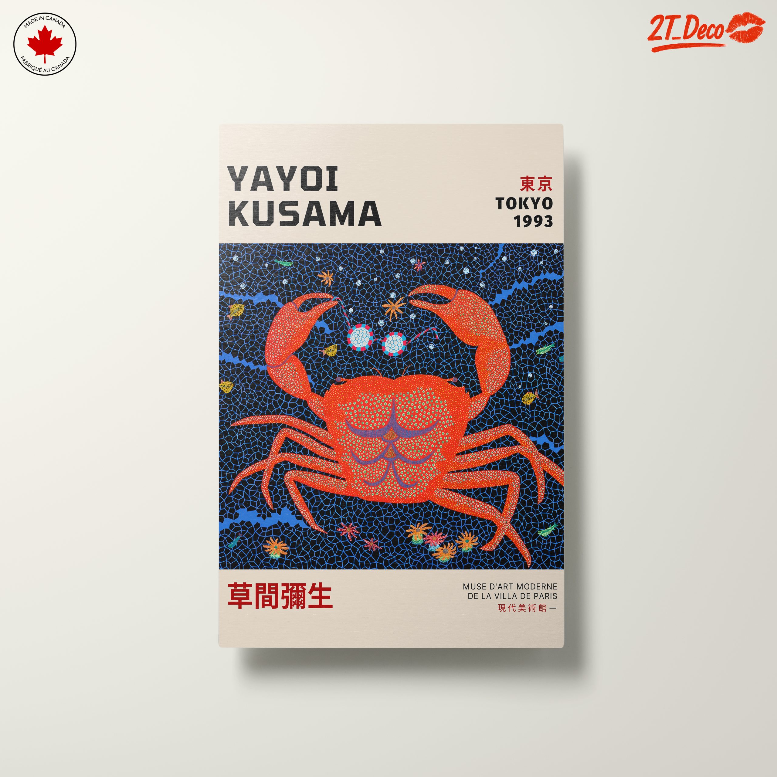 Yayoi Kusama Inspired Crab Art - Image 10