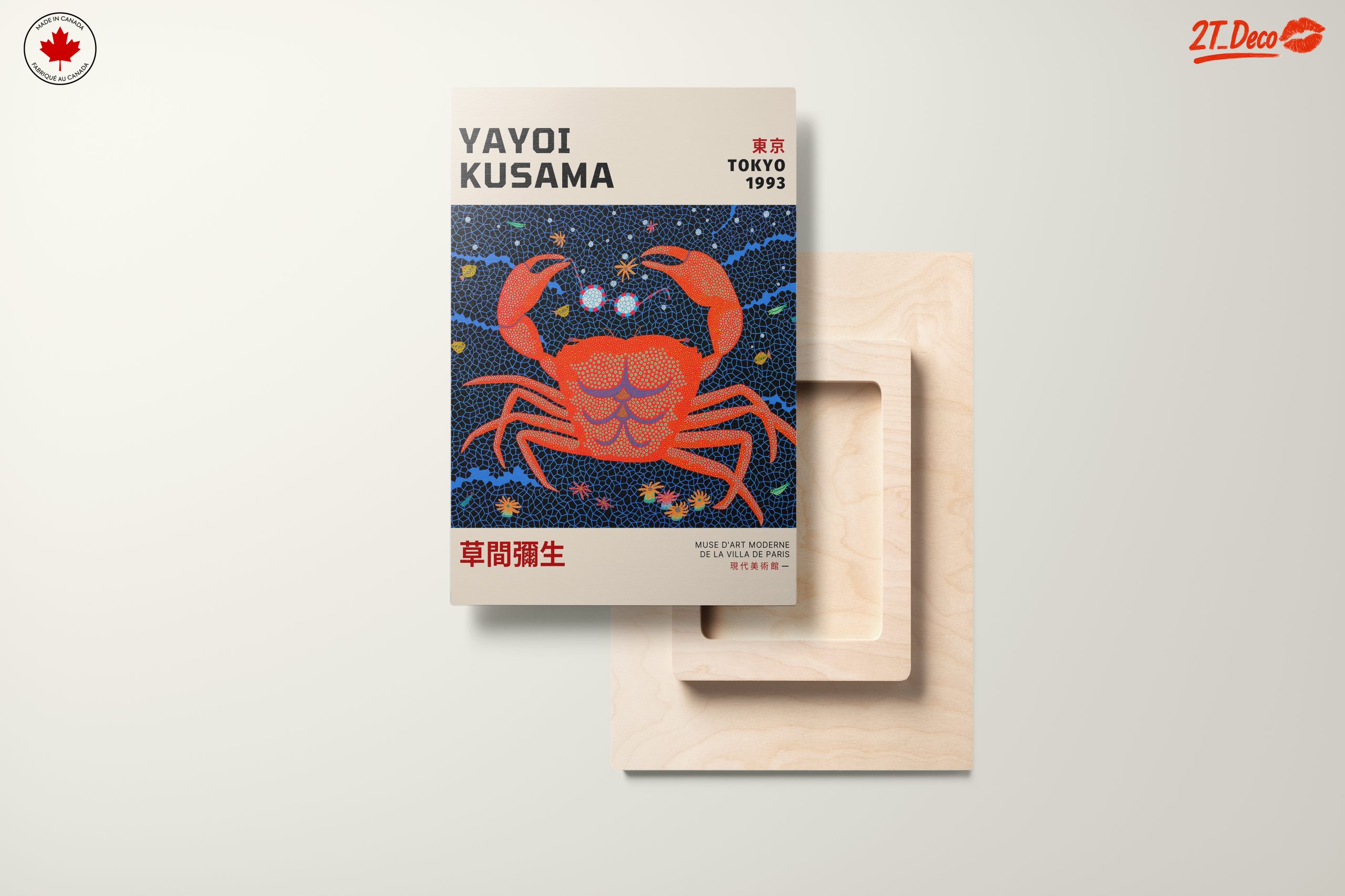 Yayoi Kusama Inspired Crab Art - Image 11