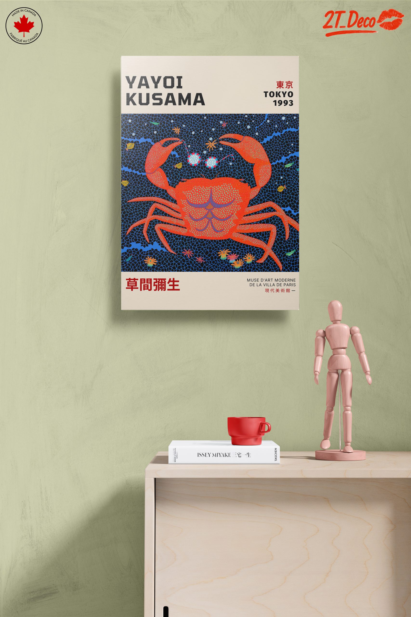 Yayoi Kusama Inspired Crab Art - Image 14