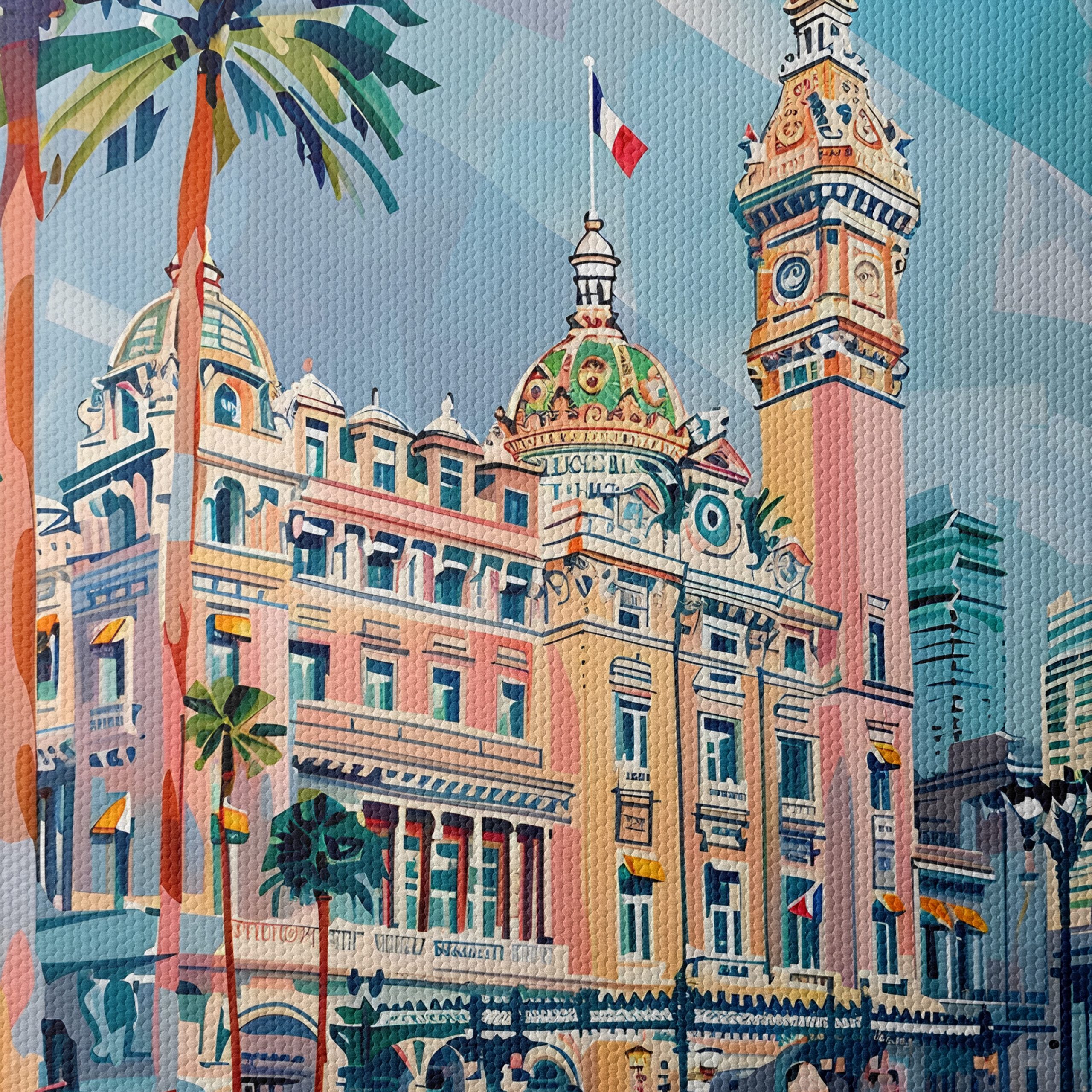 Monte Carlo City Scene Art - Image 4