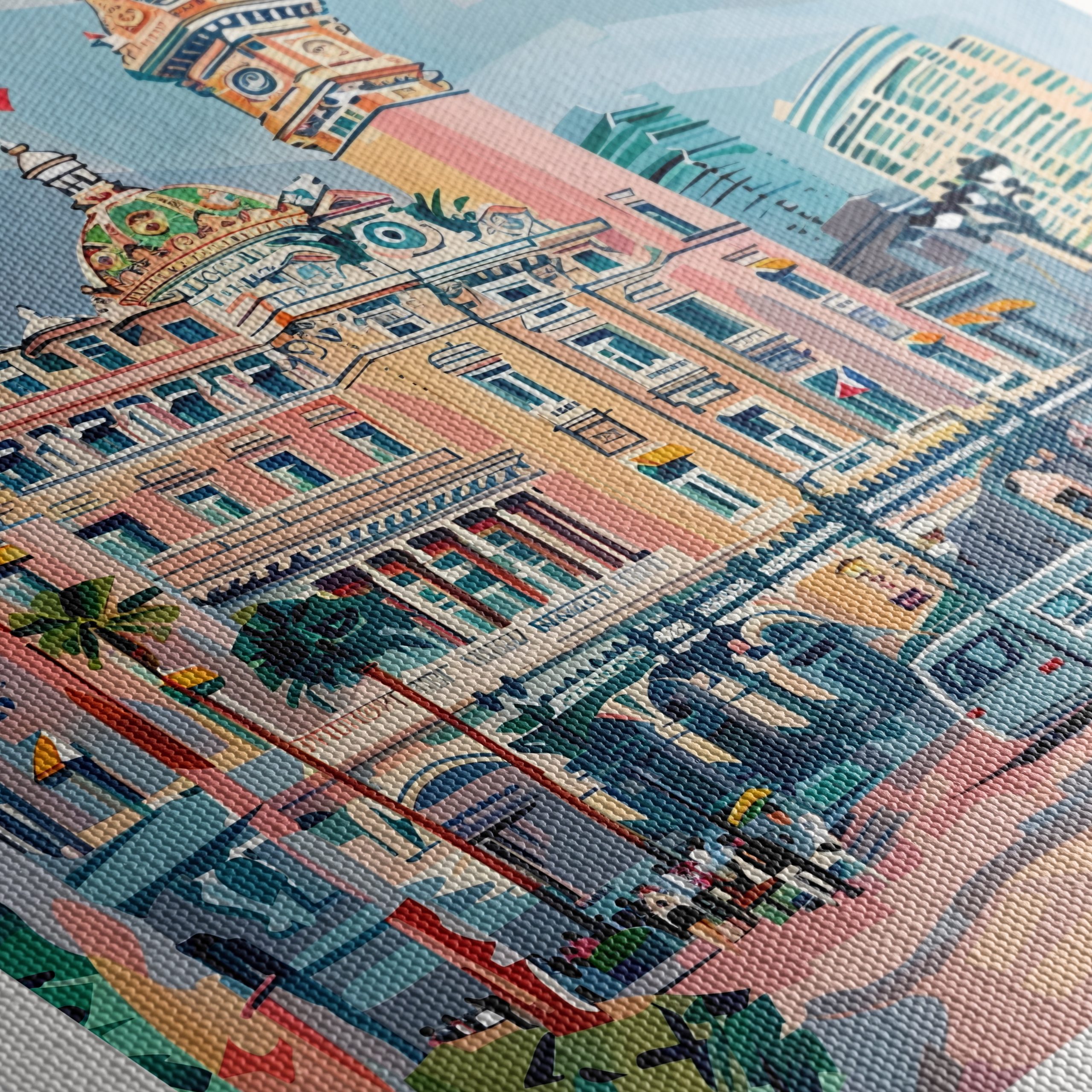 Monte Carlo City Scene Art - Image 5