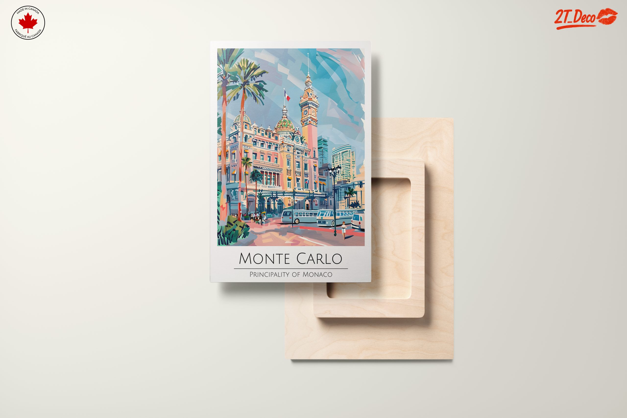 Monte Carlo City Scene Art - Image 11