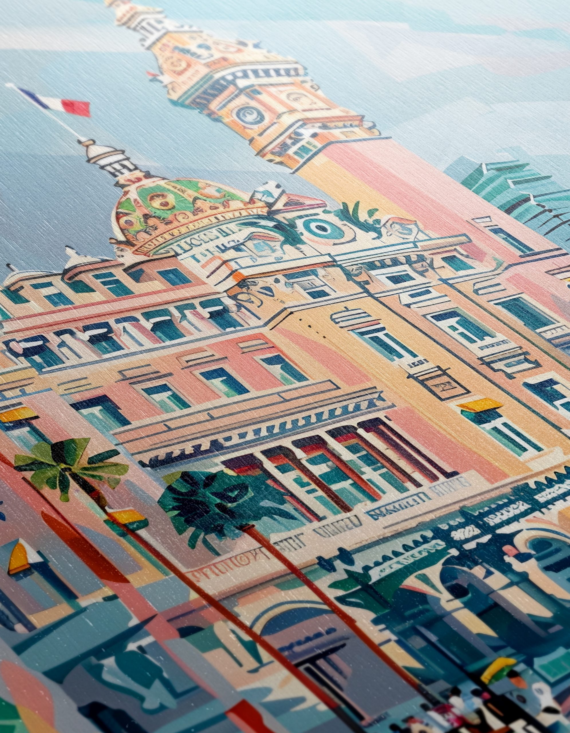 Monte Carlo City Scene Art - Image 12