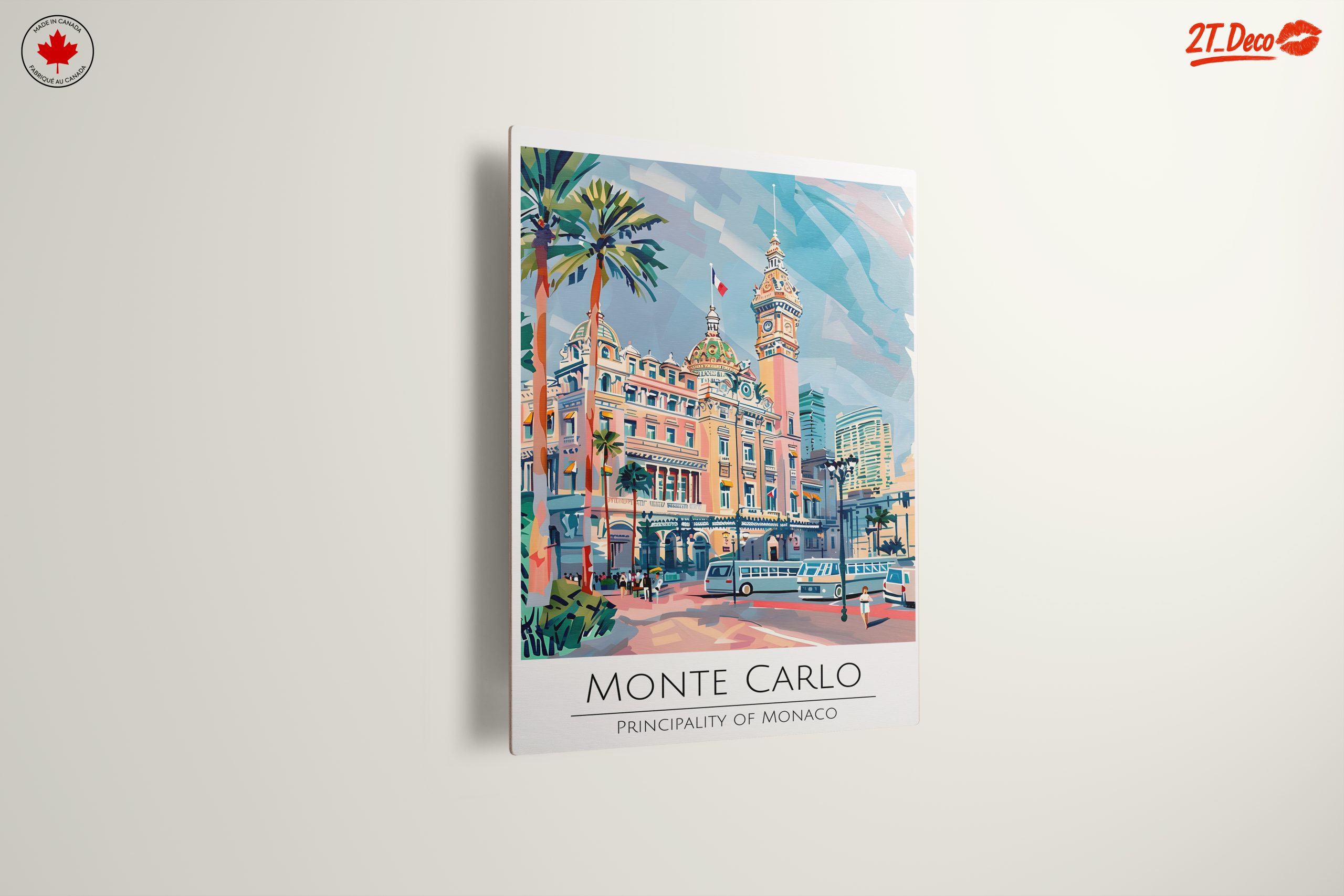 Monte Carlo City Scene Art - Image 13