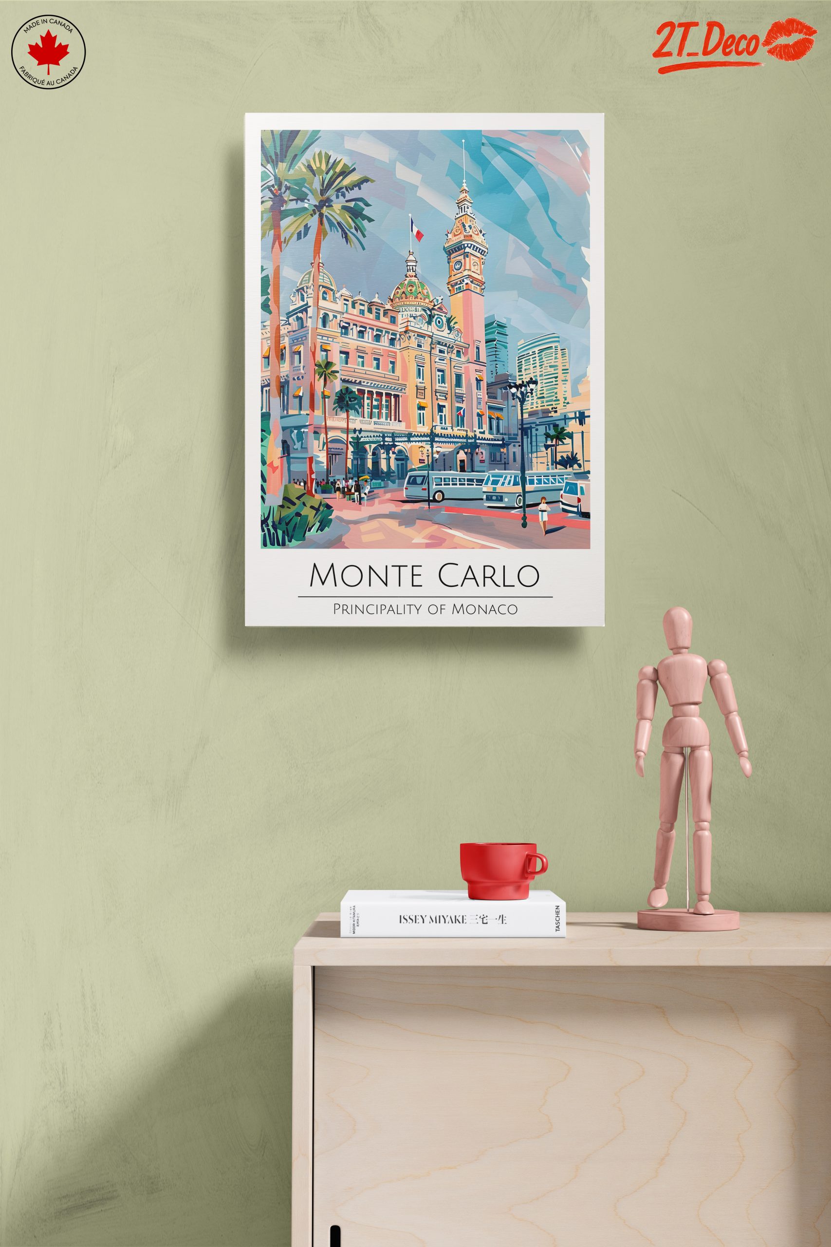Monte Carlo City Scene Art - Image 14