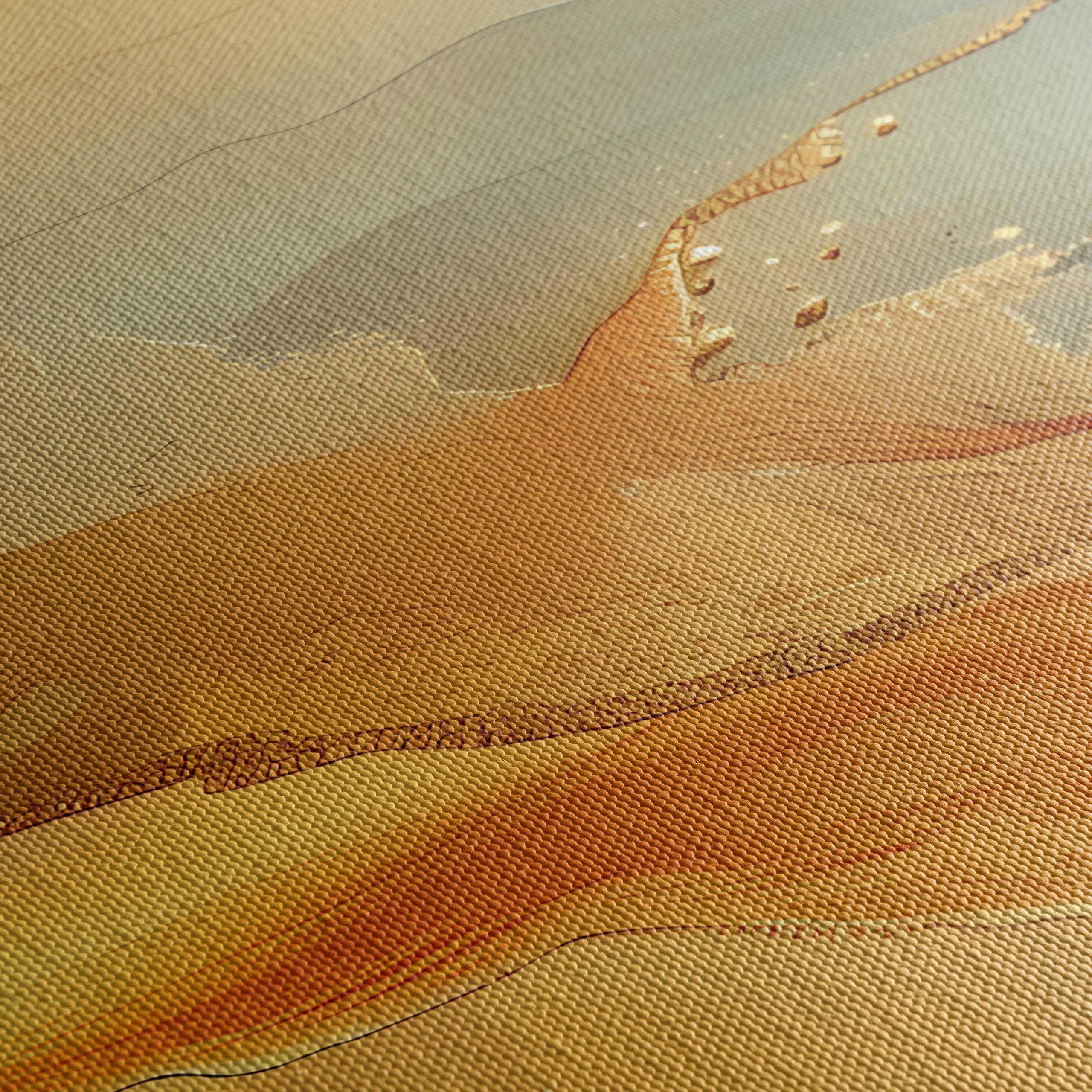 Elegant Abstract Composition in Gold and Blue - Image 5