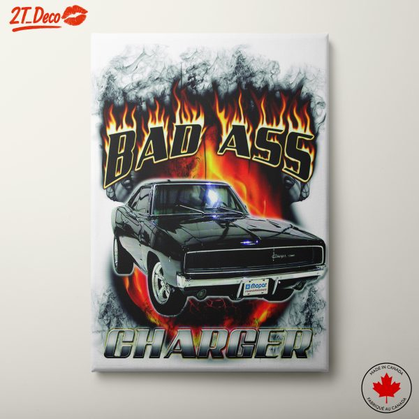 Bad Ass Dodge Charger Artwork
