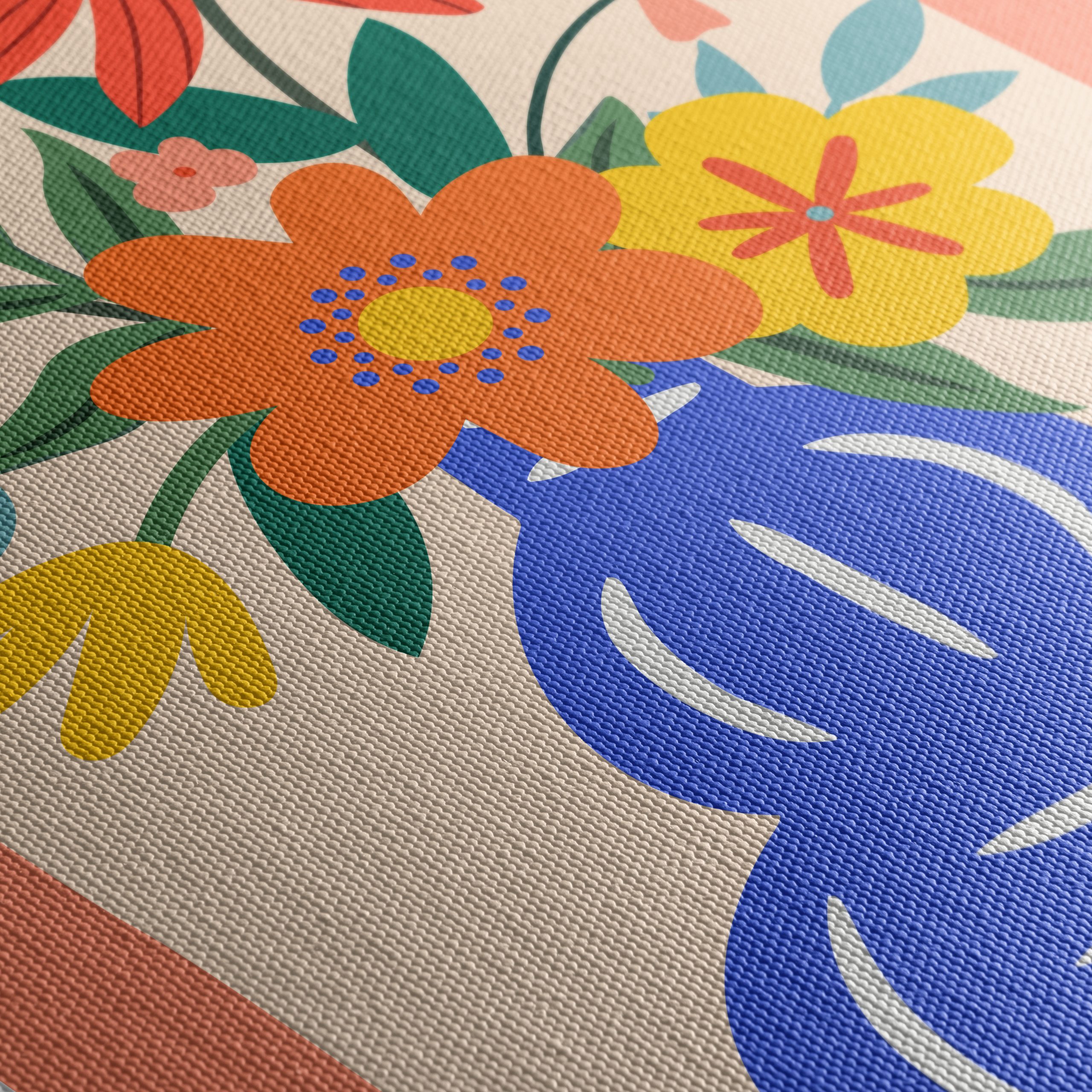 Vibrant Botanical Flower Arrangement Art - Image 5