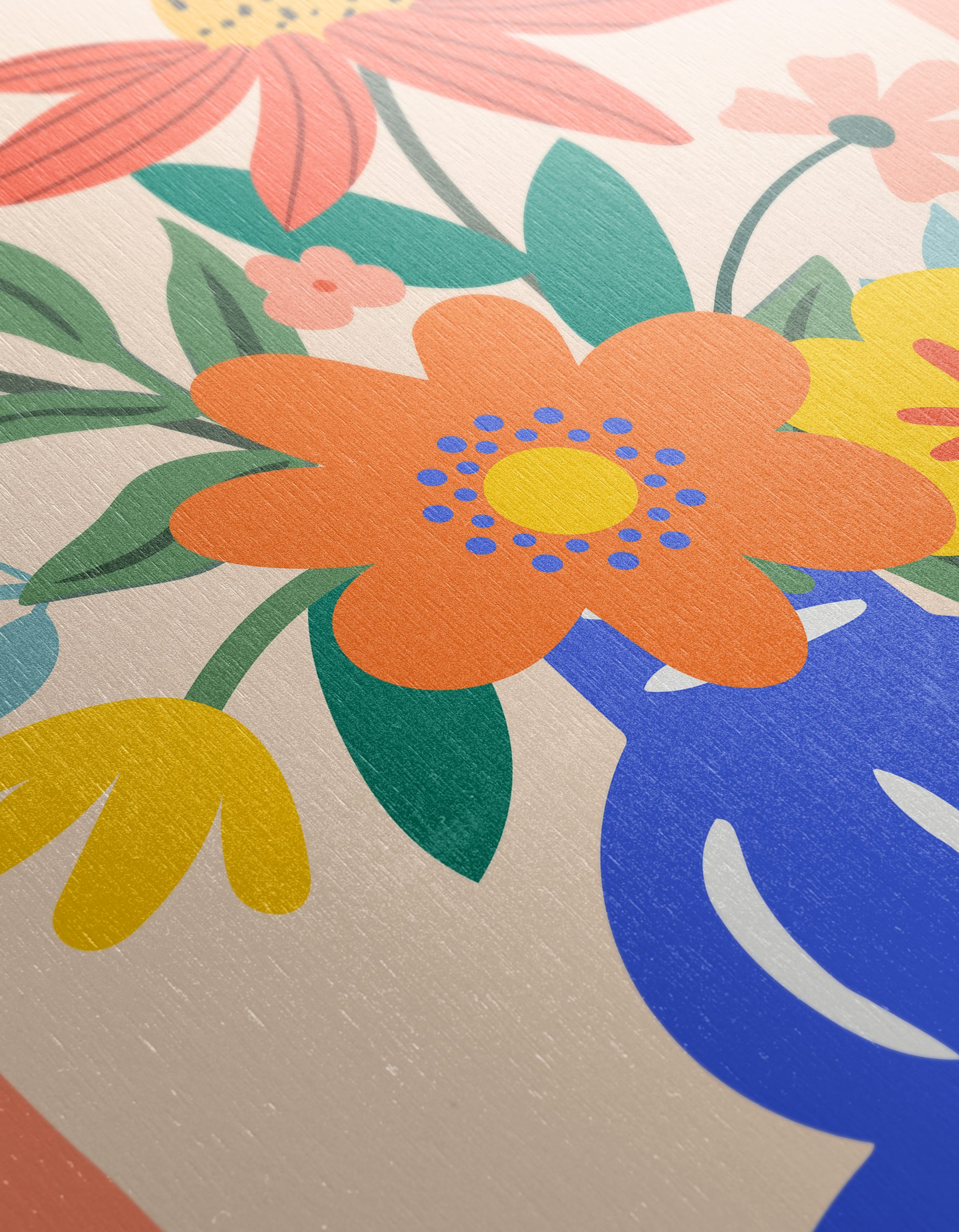 Vibrant Botanical Flower Arrangement Art - Image 12