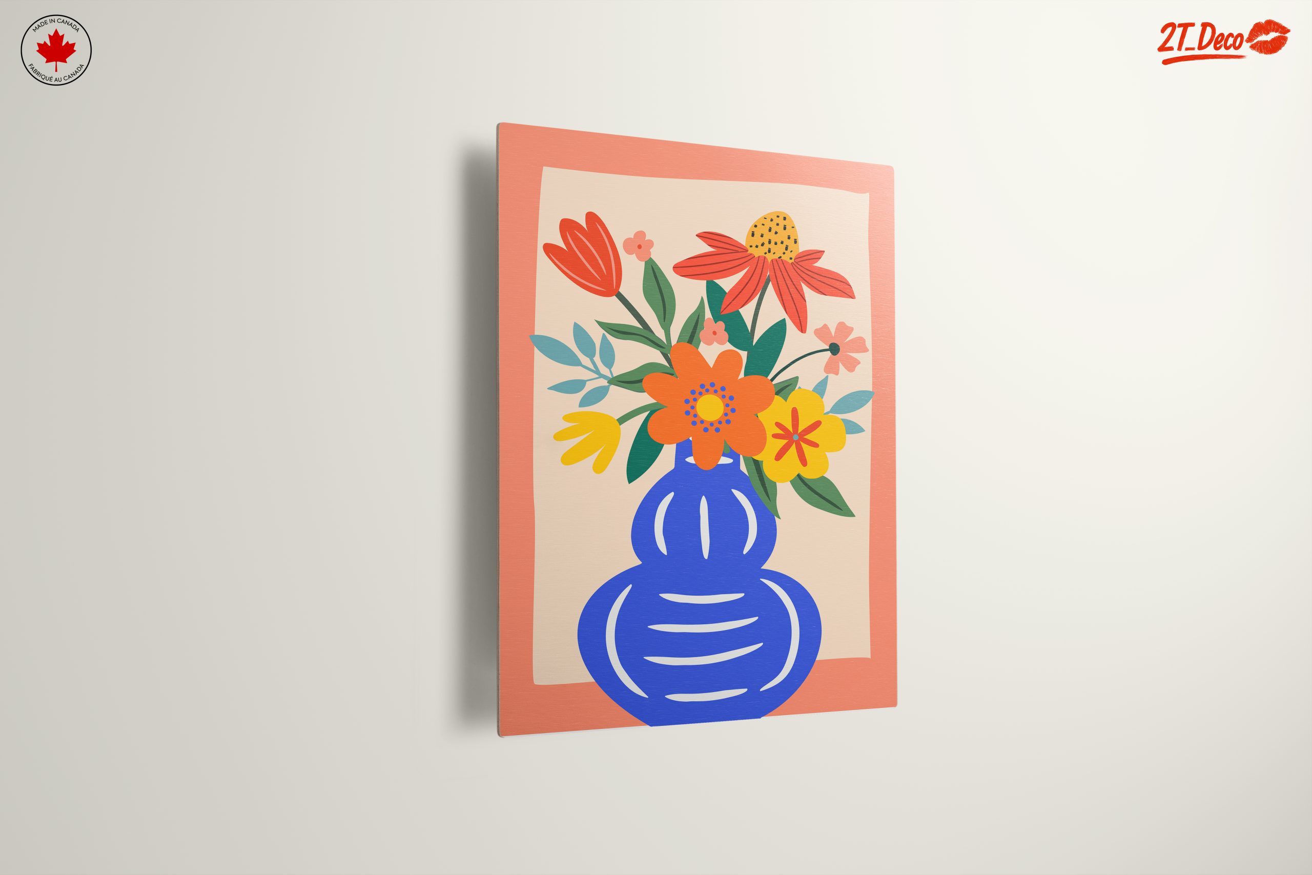 Vibrant Botanical Flower Arrangement Art - Image 13