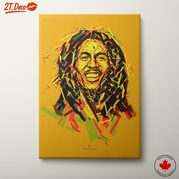 Vibrant Colorful Bob Marley Artwork