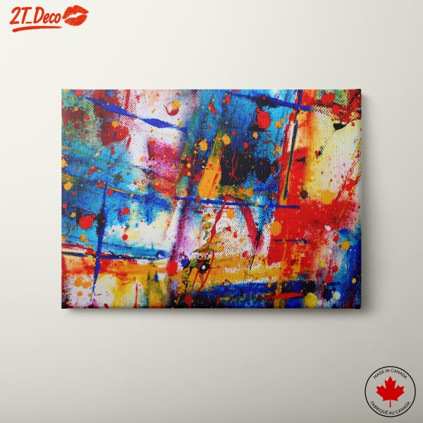 Vibrant Abstract Color Splash Art