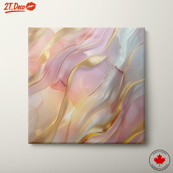 Elegant Abstract Waves Art