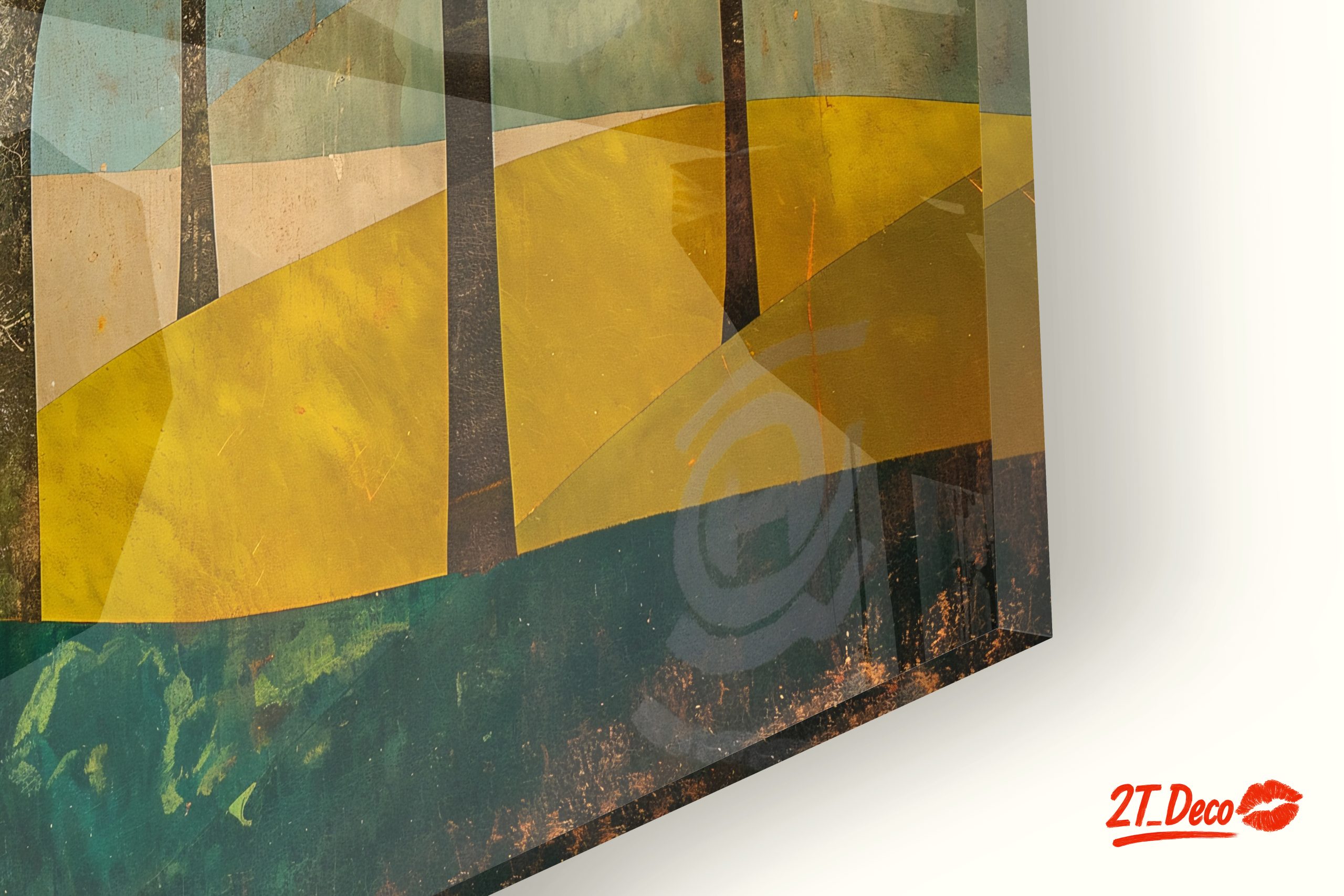 Stylized Abstract Landscape with Trees - Image 9