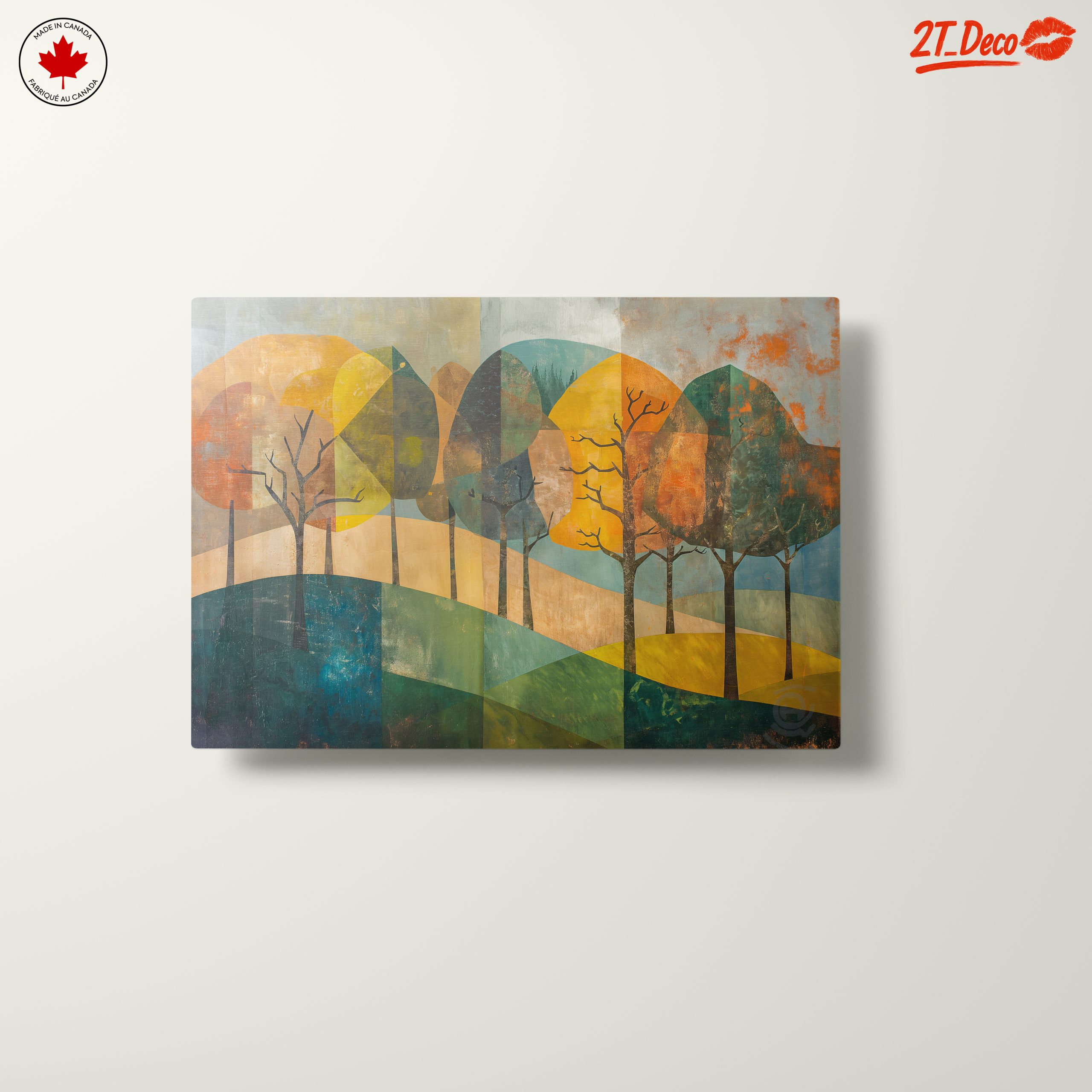 Stylized Abstract Landscape with Trees - Image 10