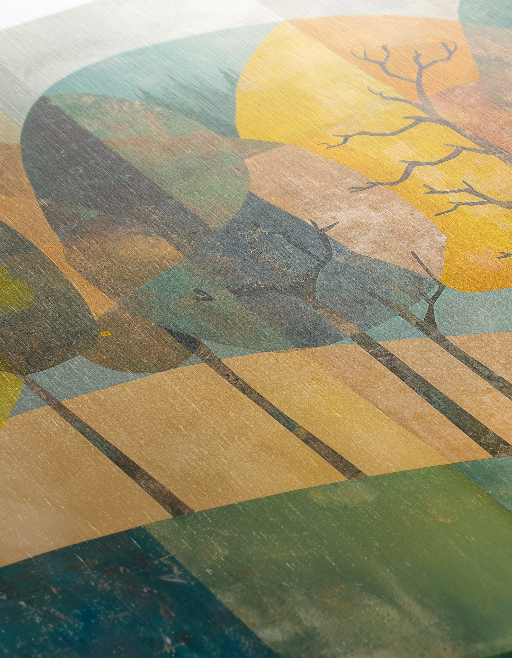 Stylized Abstract Landscape with Trees - Image 12