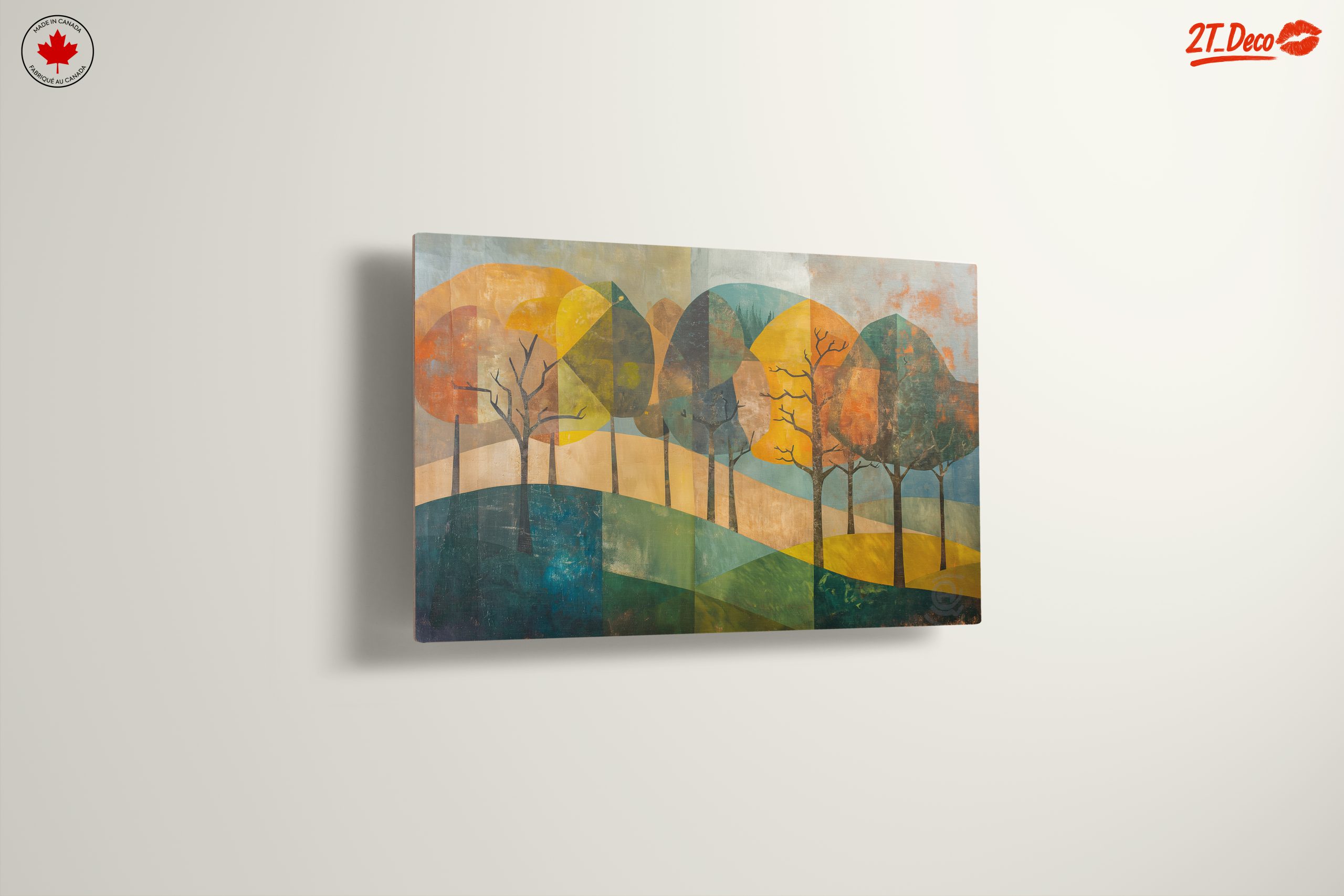 Stylized Abstract Landscape with Trees - Image 13