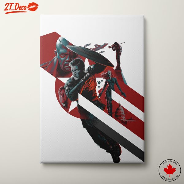 Captain America and Marvel Heroes Art