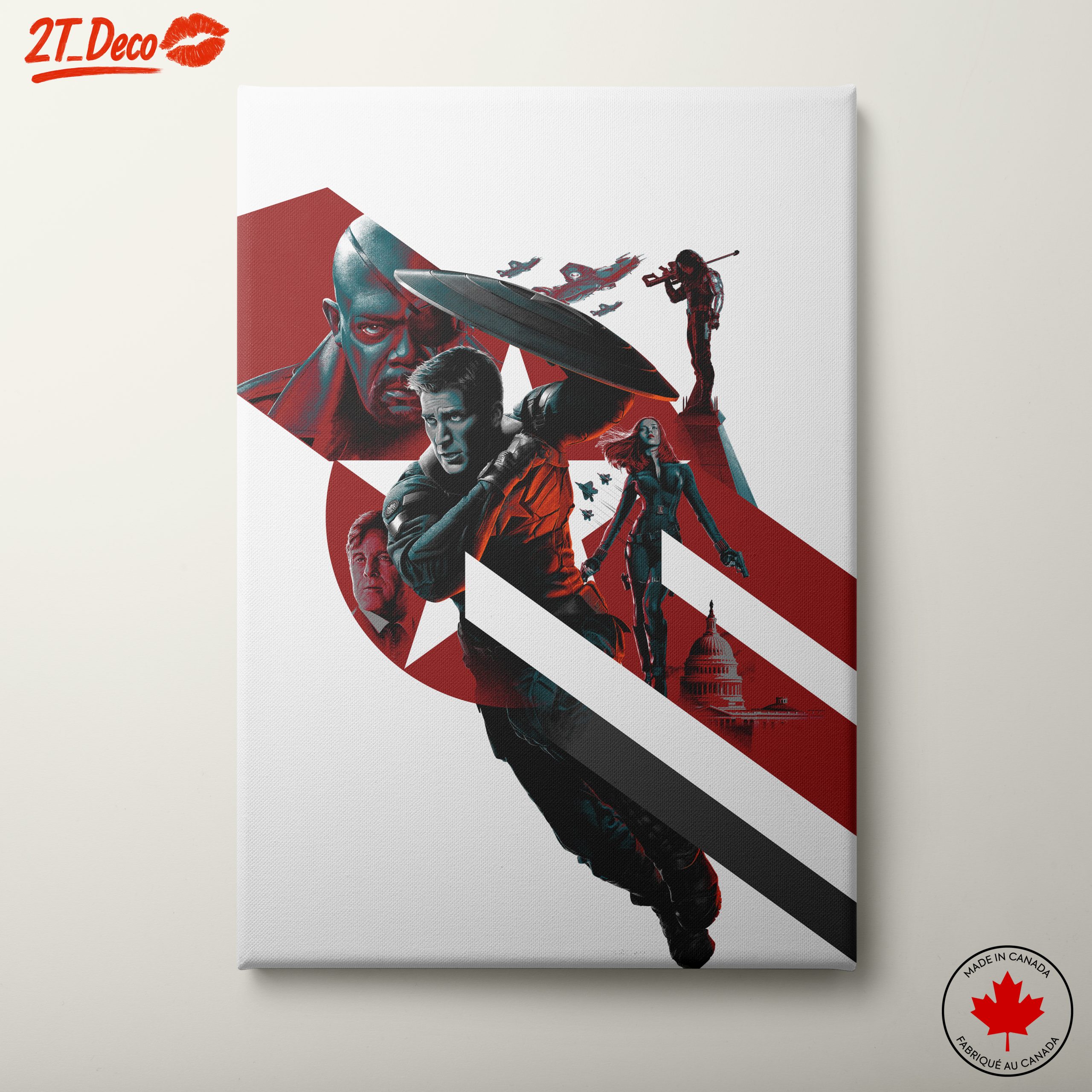 Captain America and Marvel Heroes Art