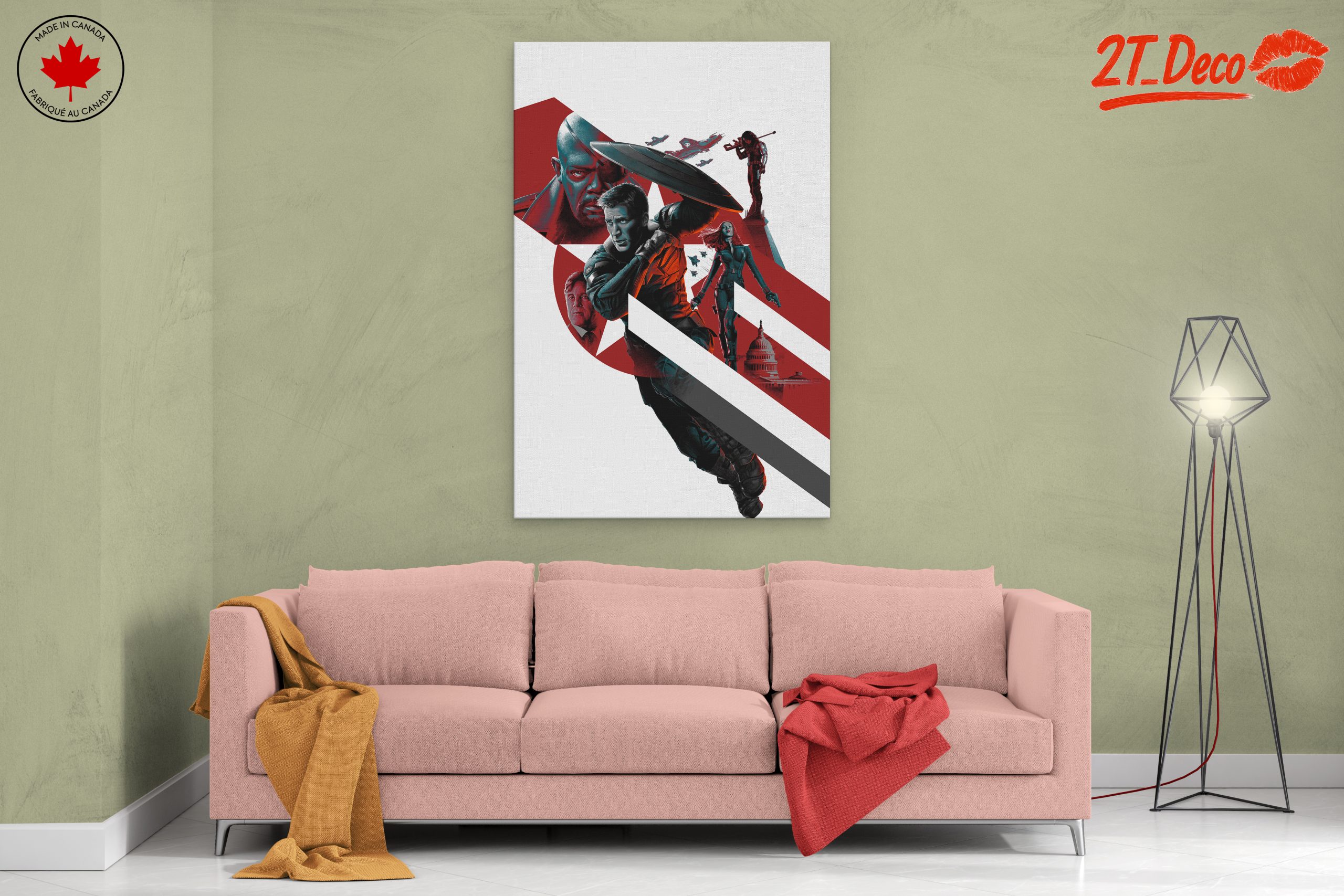 Captain America and Marvel Heroes Art - Image 2