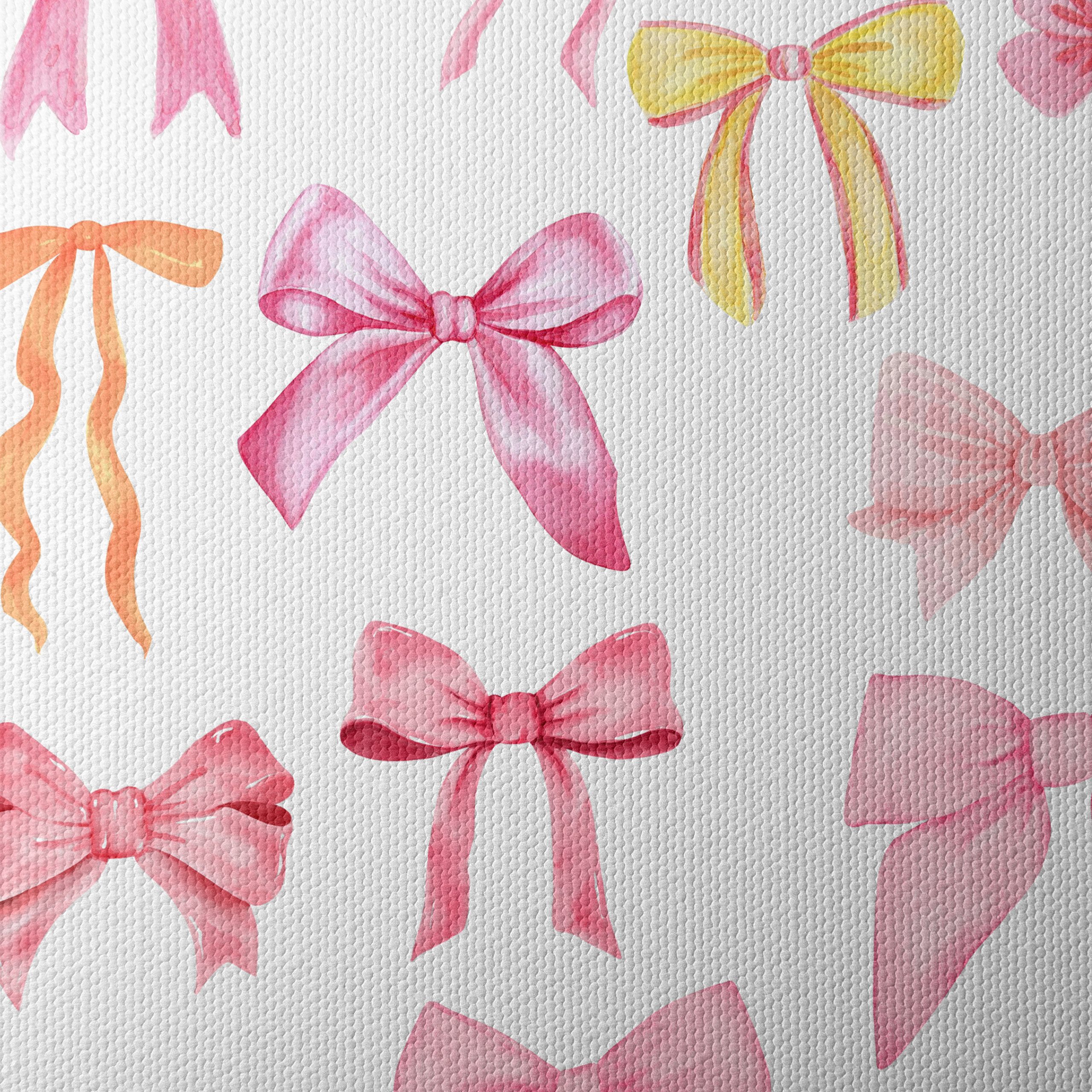 Decorative Ribbon Art in Soft Pastels - Image 4