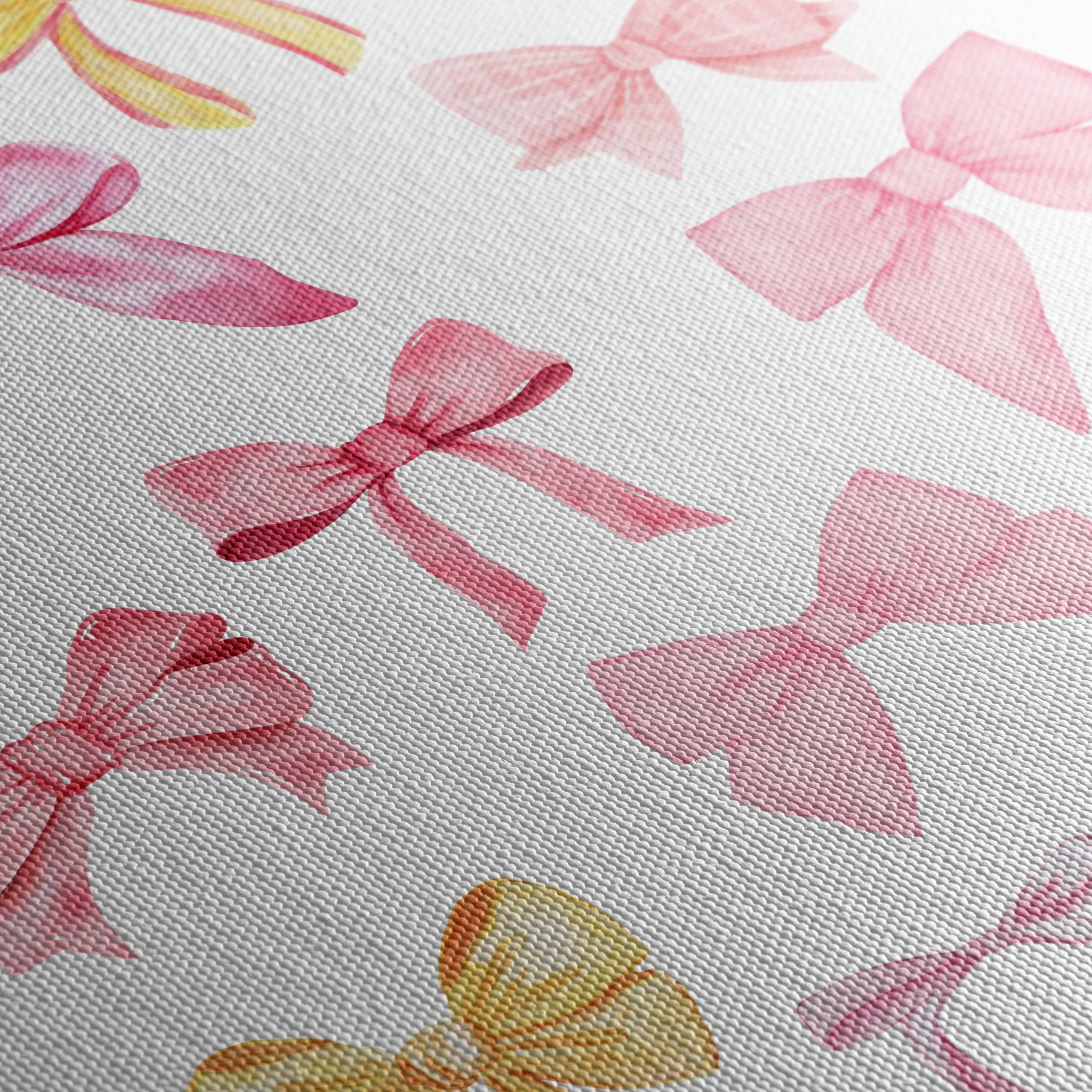Decorative Ribbon Art in Soft Pastels - Image 5