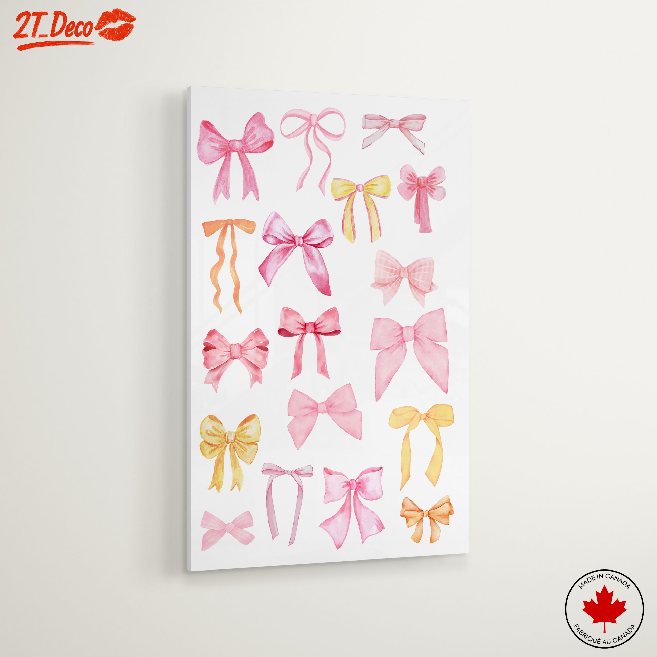 Decorative Ribbon Art in Soft Pastels - Image 6
