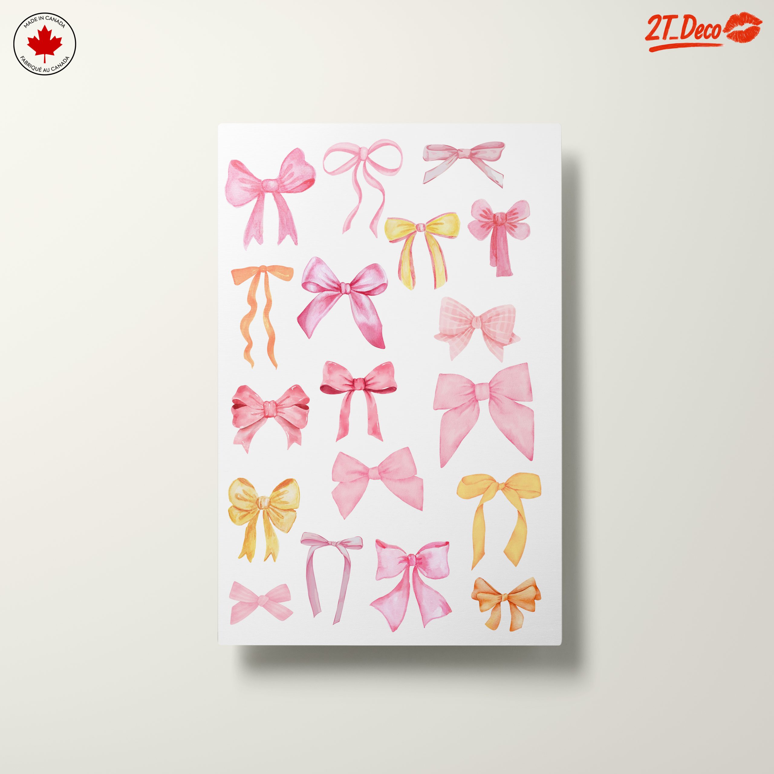 Decorative Ribbon Art in Soft Pastels - Image 10
