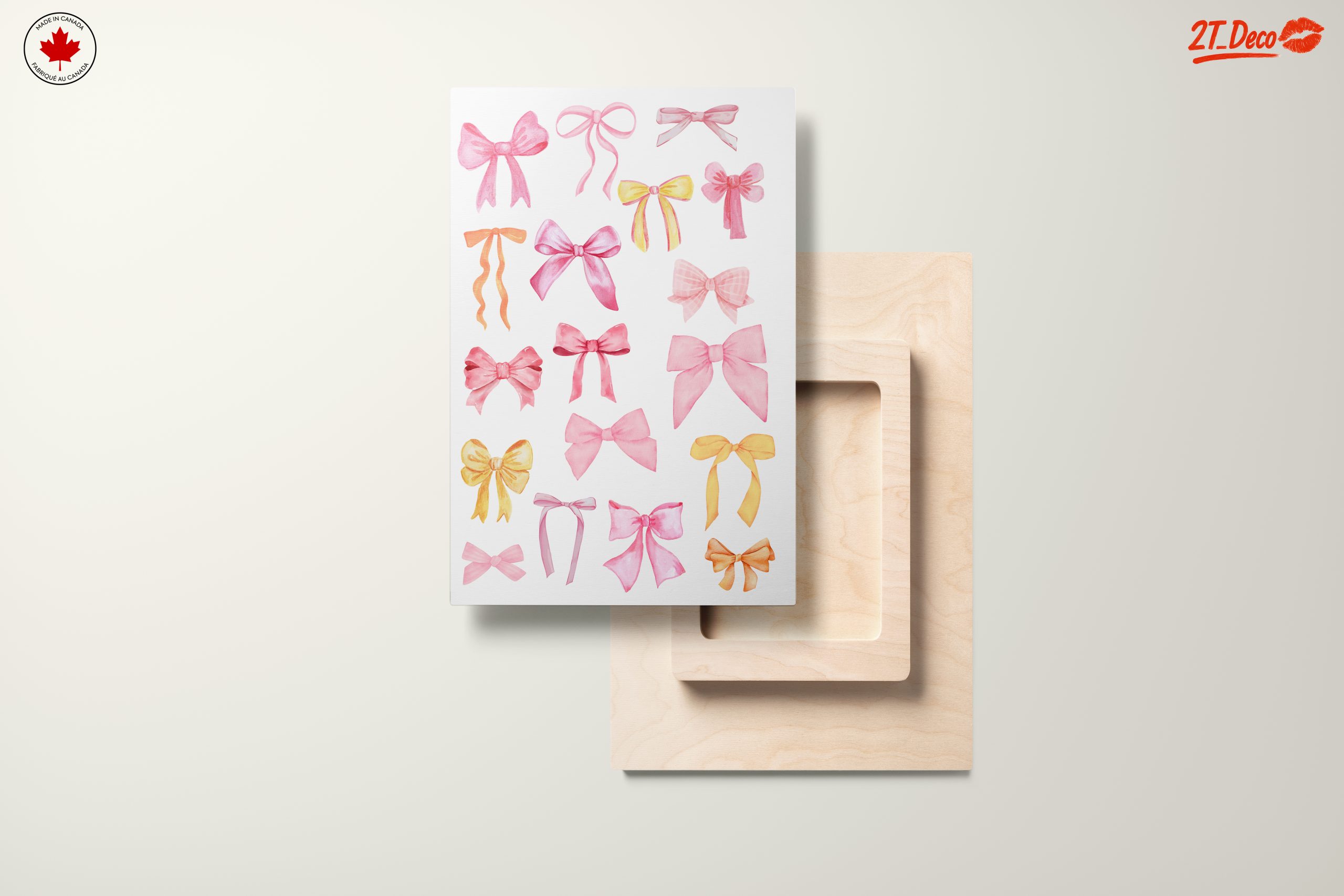 Decorative Ribbon Art in Soft Pastels - Image 11