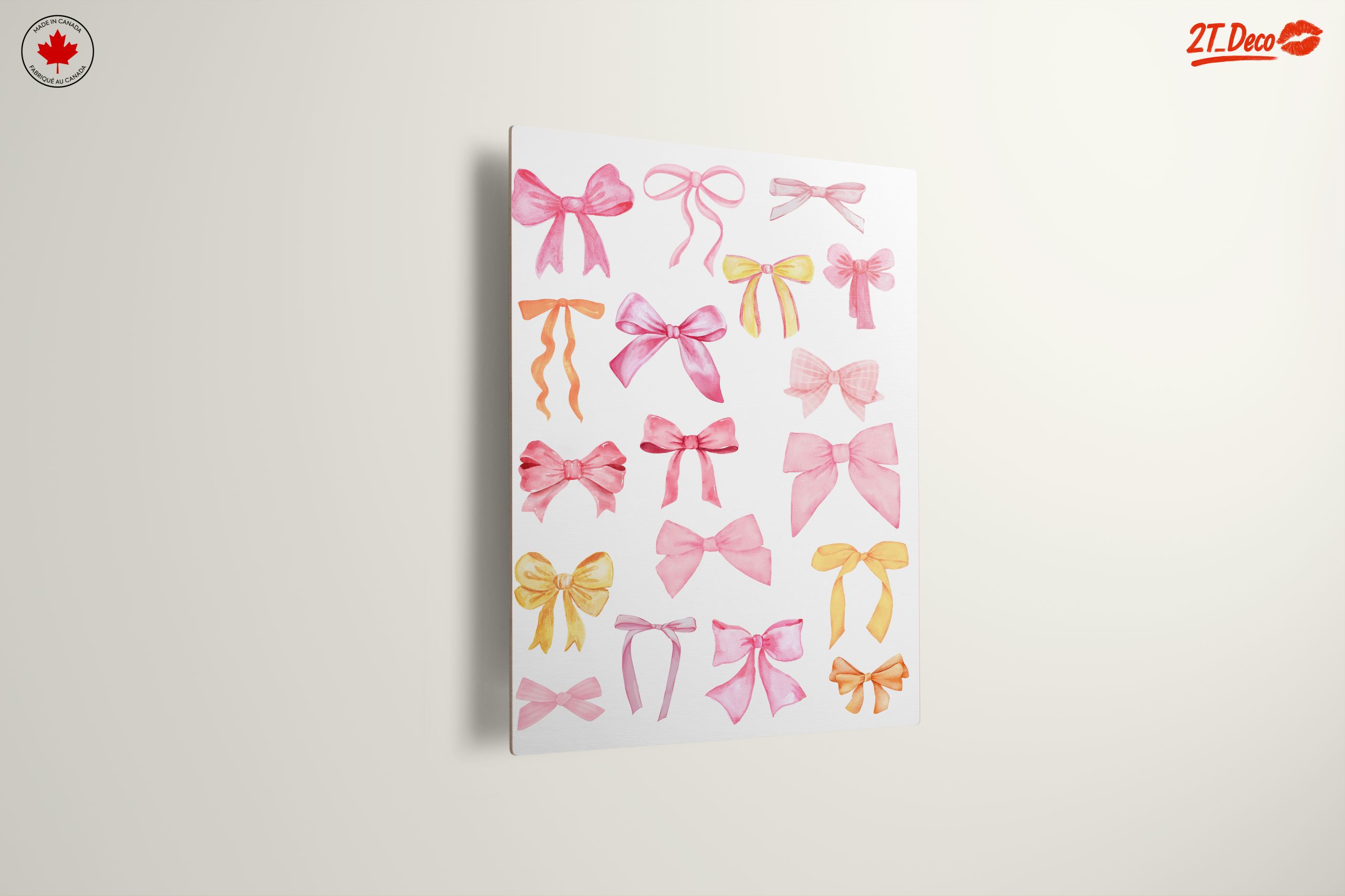 Decorative Ribbon Art in Soft Pastels - Image 13