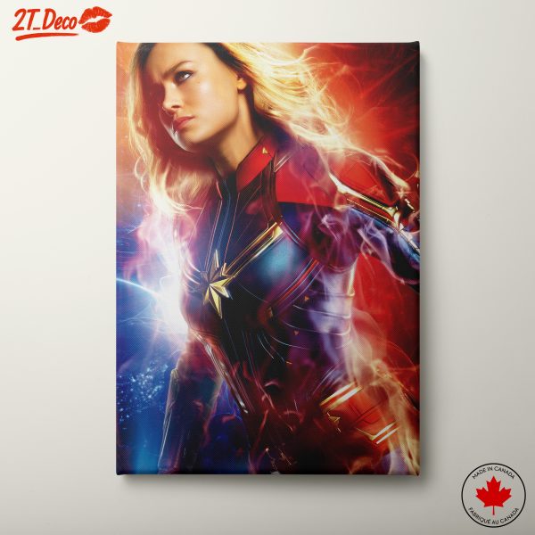 Dynamic Captain Marvel Artwork