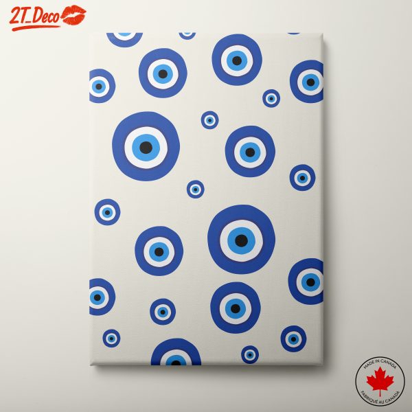 Contemporary Abstract Eye Pattern Art