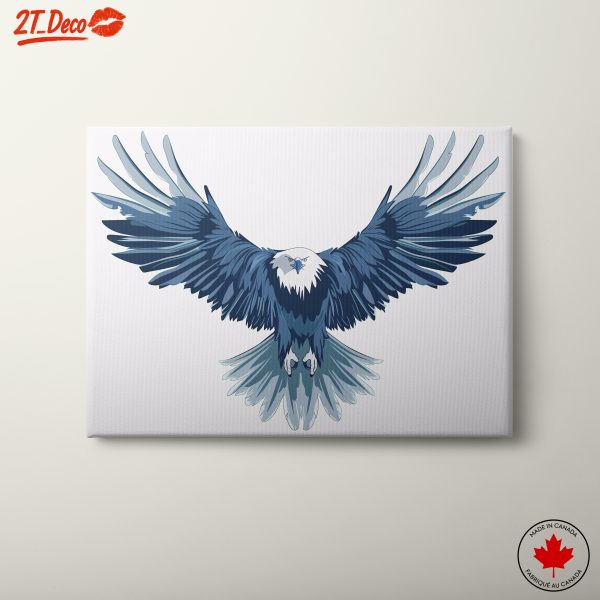 Detailed Eagle Illustration in Flight