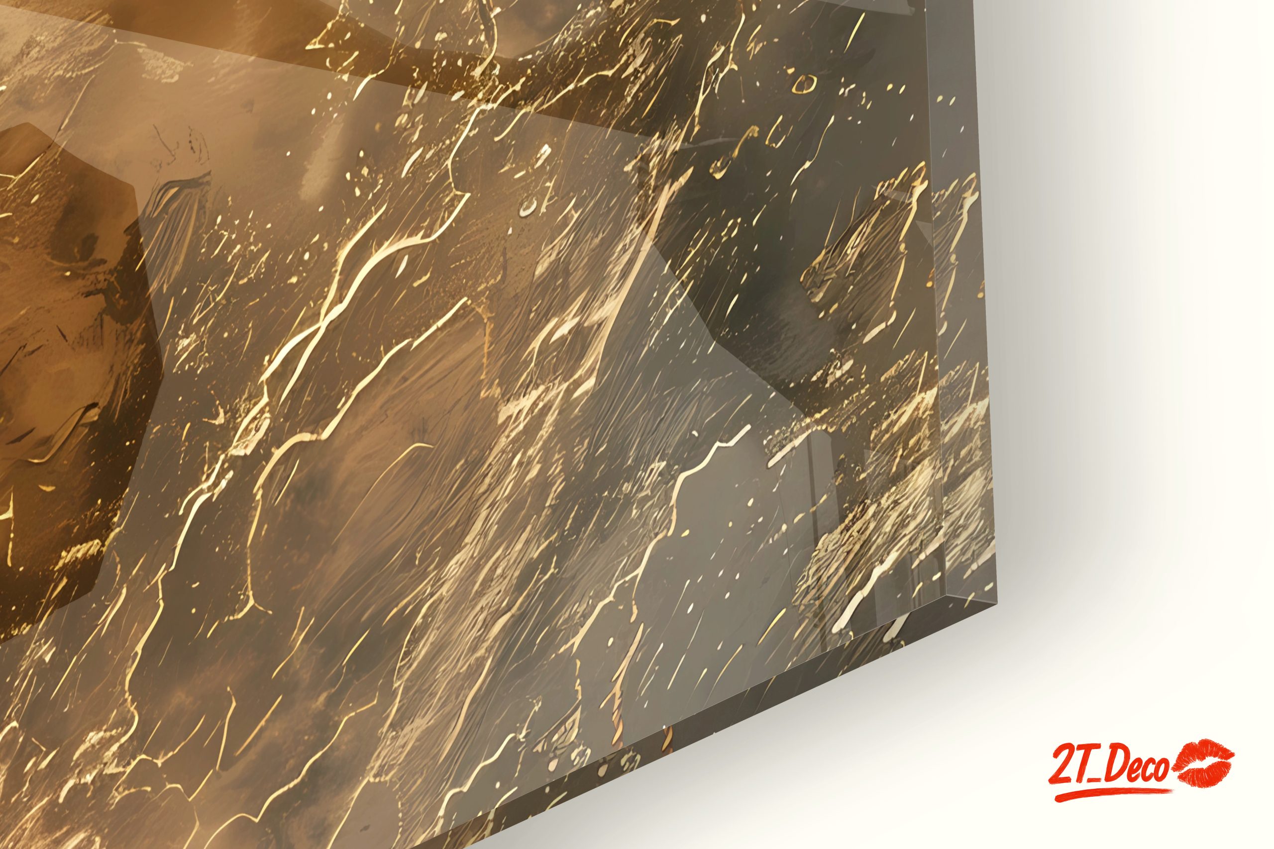 Abstract Textured Art with Warm Hues - Image 9