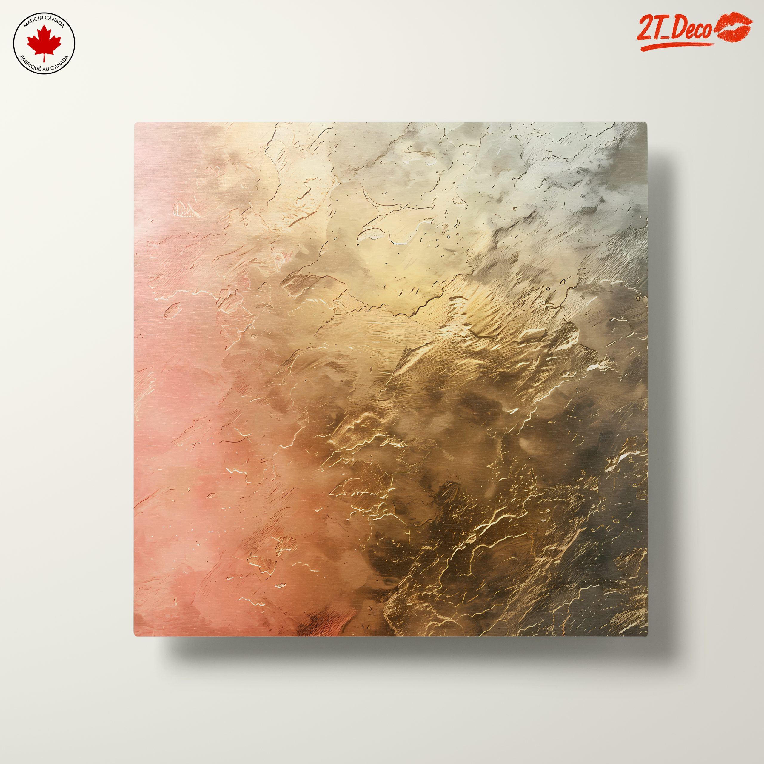 Abstract Textured Art with Warm Hues - Image 10