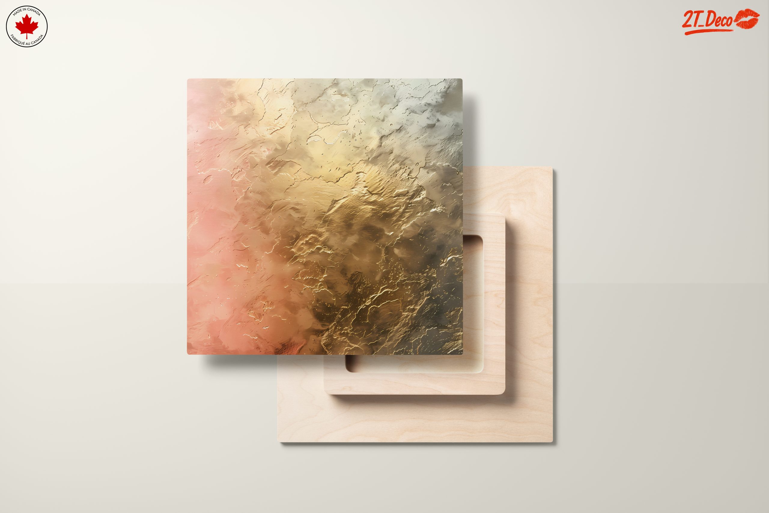 Abstract Textured Art with Warm Hues - Image 11