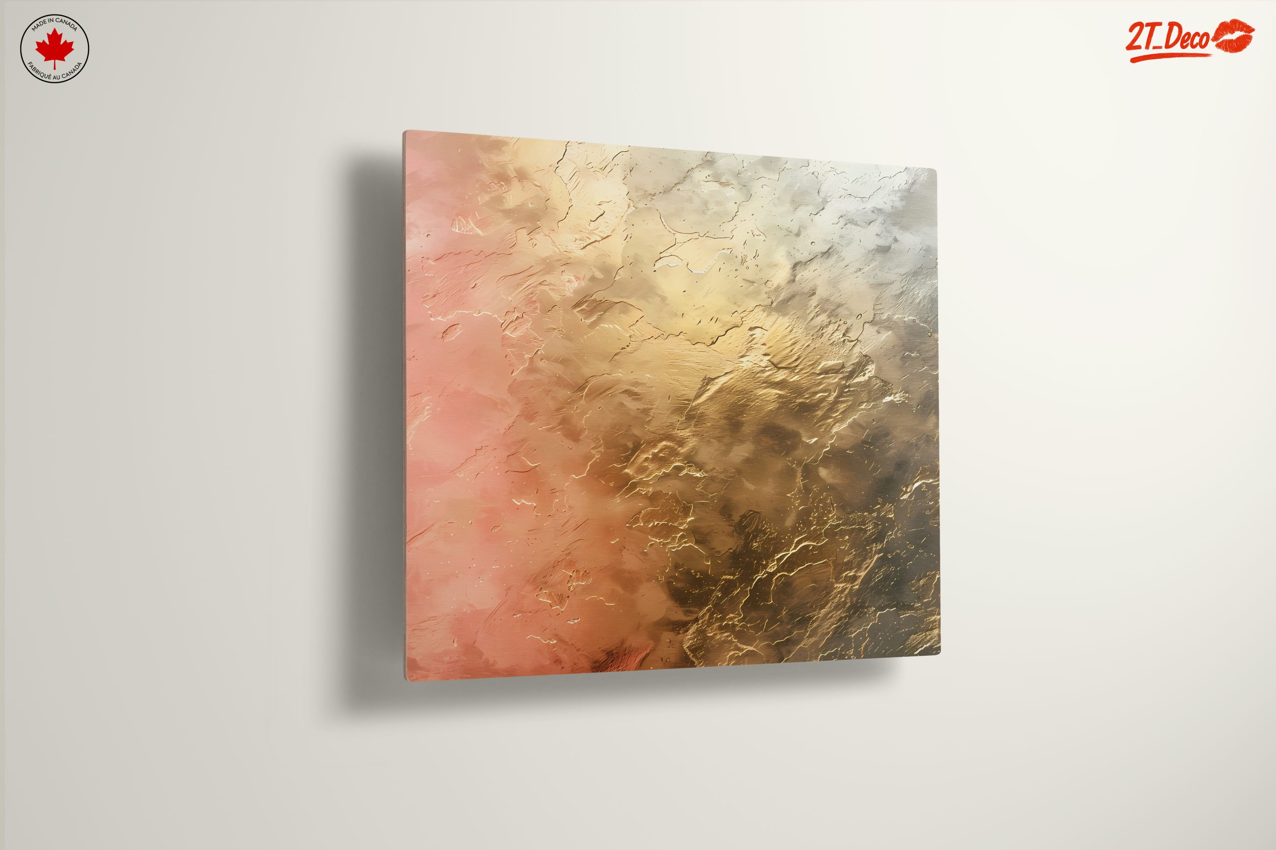 Abstract Textured Art with Warm Hues - Image 13
