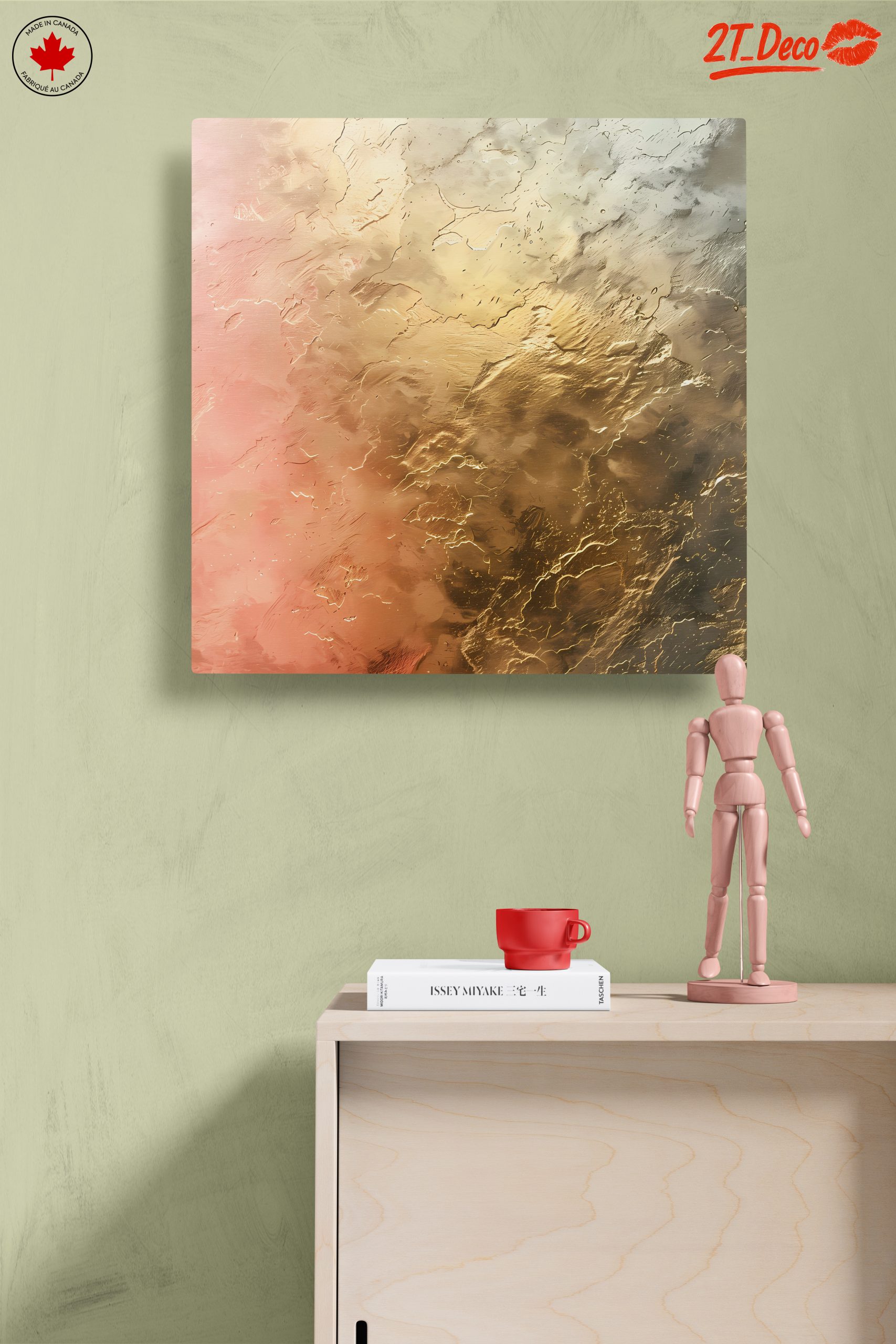 Abstract Textured Art with Warm Hues - Image 14