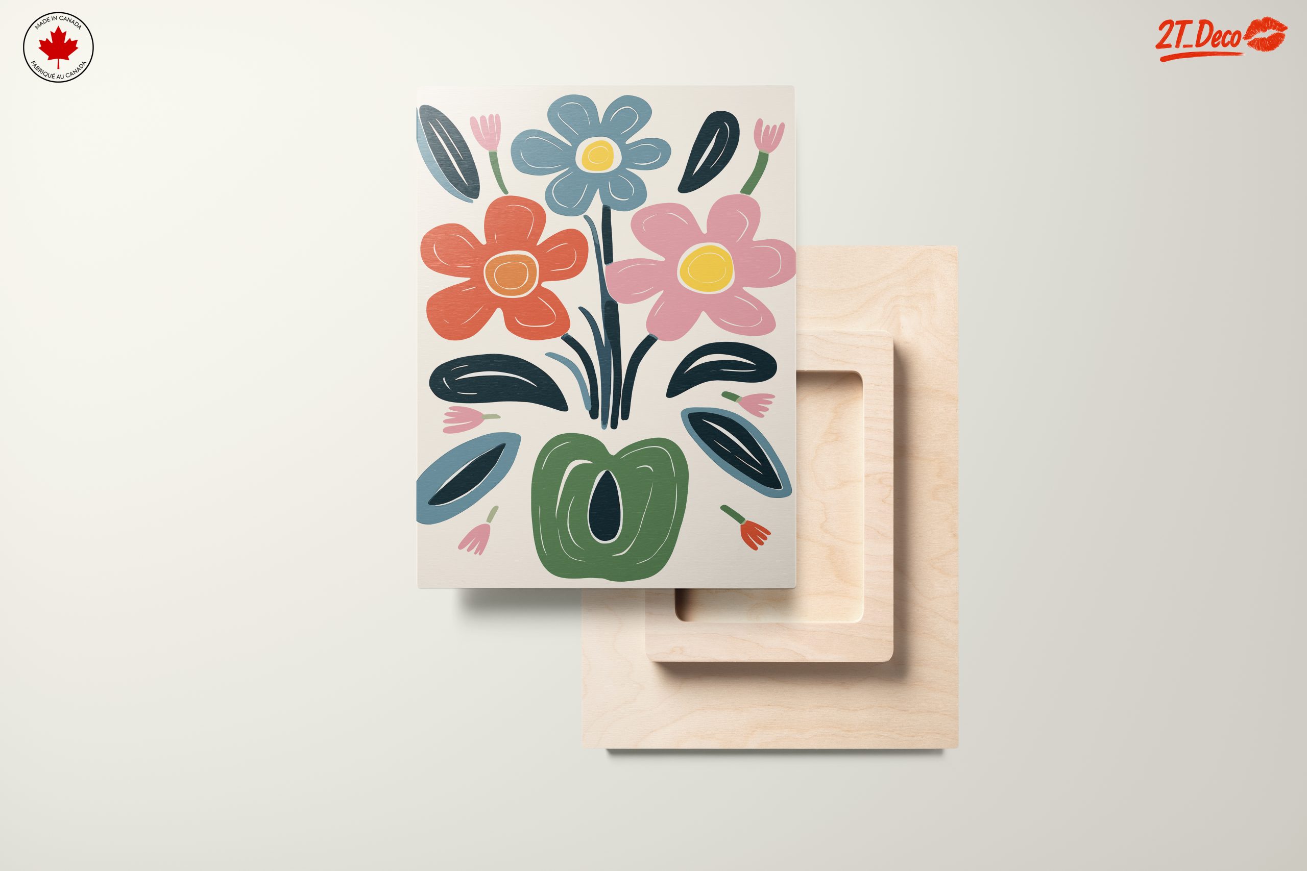 Colorful Botanical Abstract Flower Art - Image 11